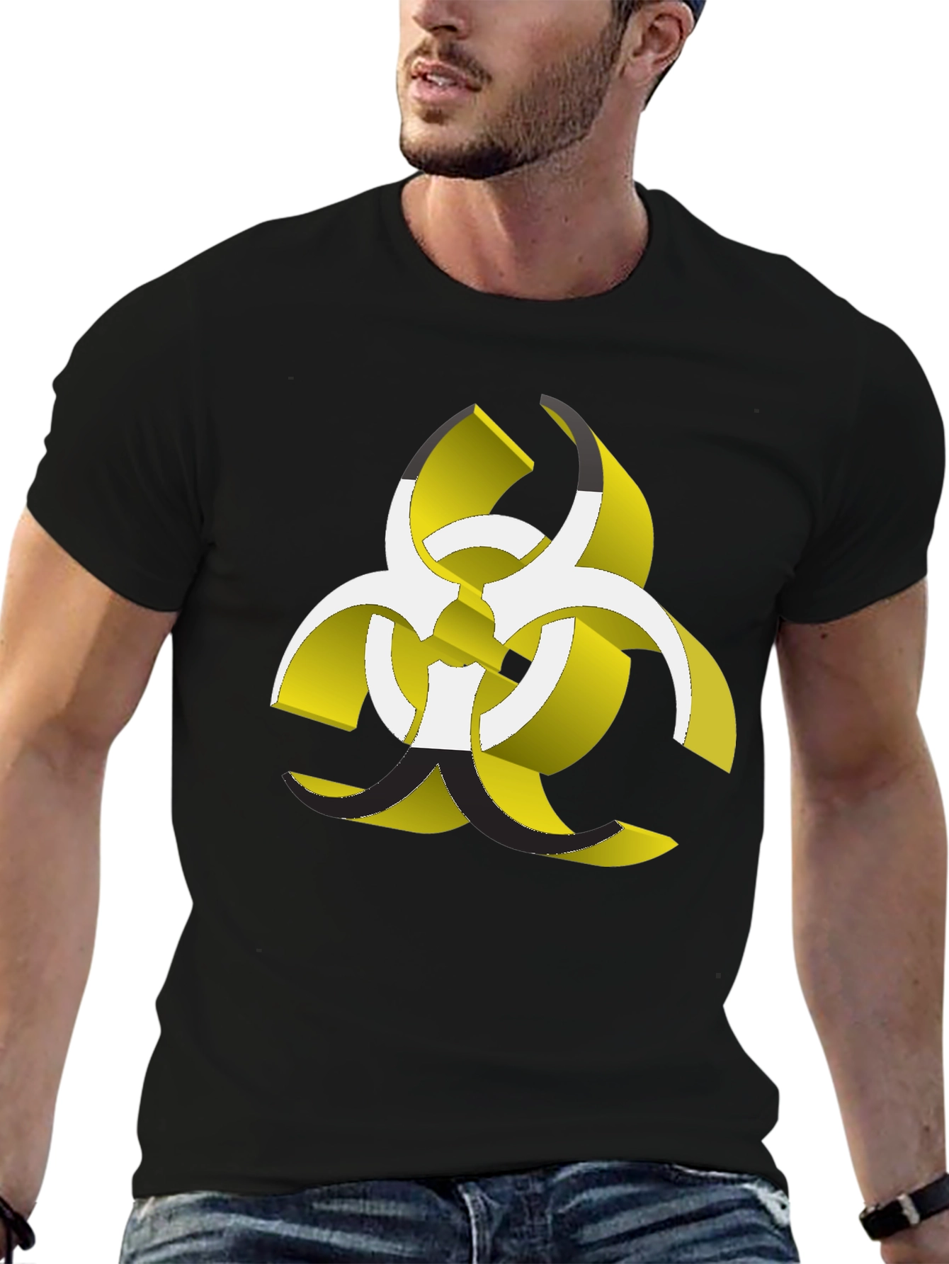 Biohazard Graphic T-Shirt - Bold Design