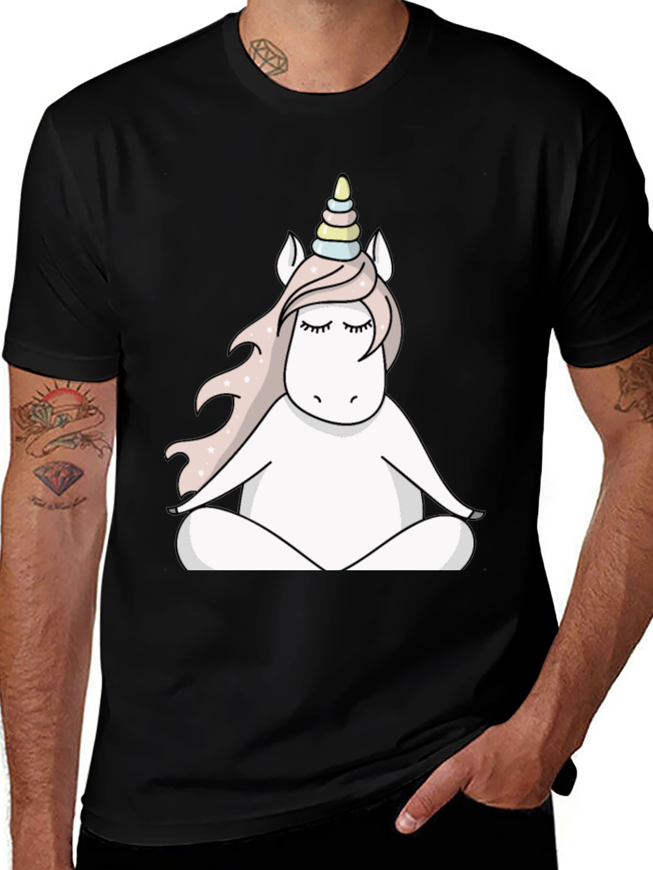Unicorn Meditating T-Shirt