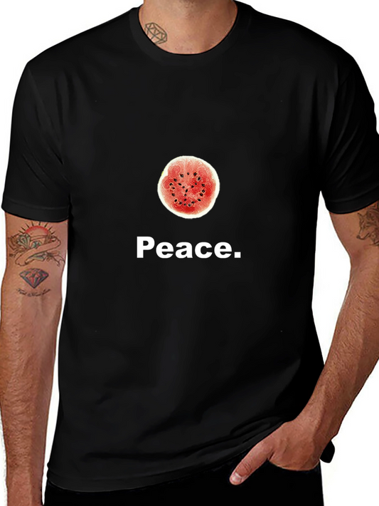 Peace Watermelon Graphic T-Shirt