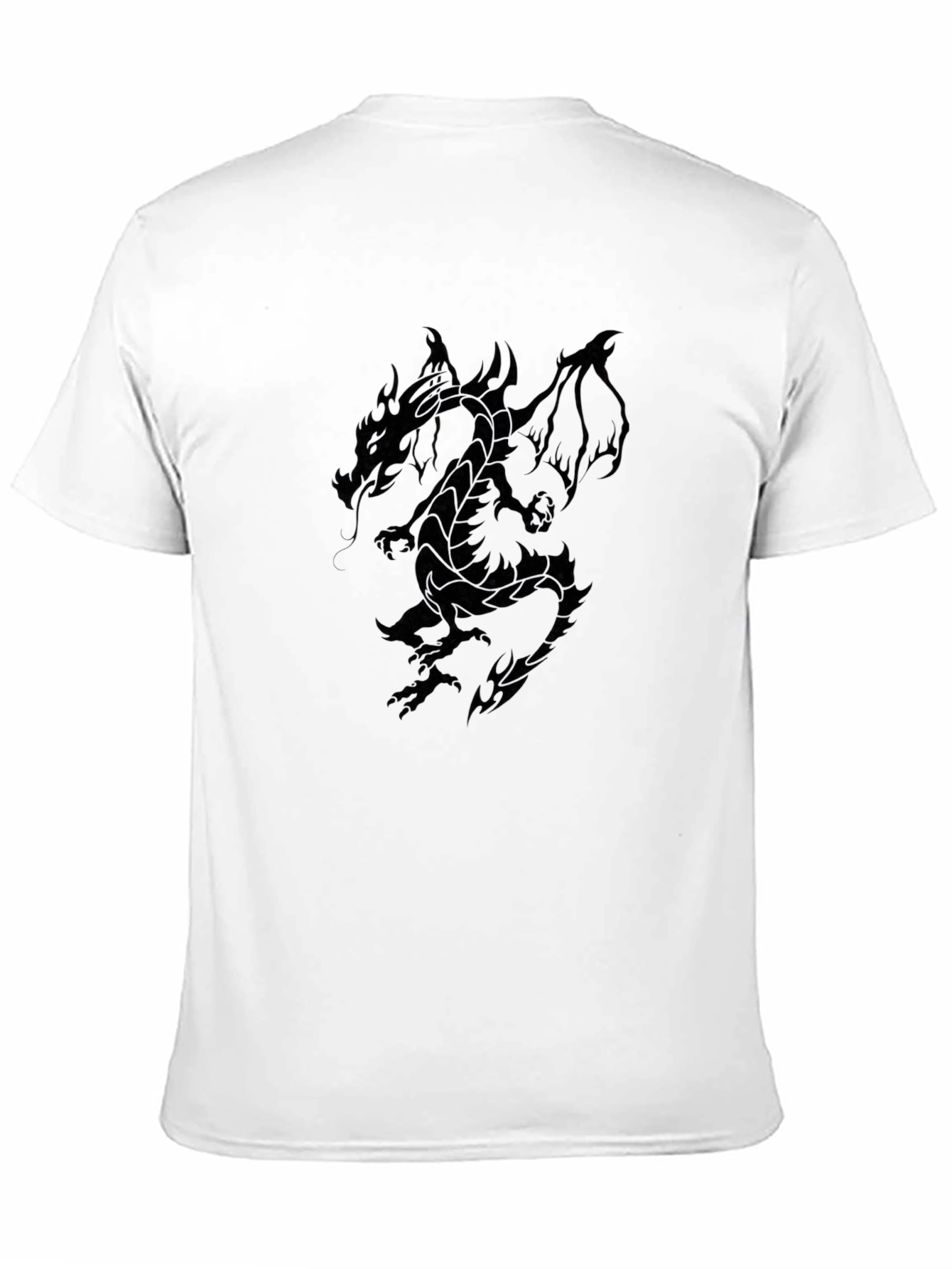 Black Dragon Graphic Tee - Mens Fashion