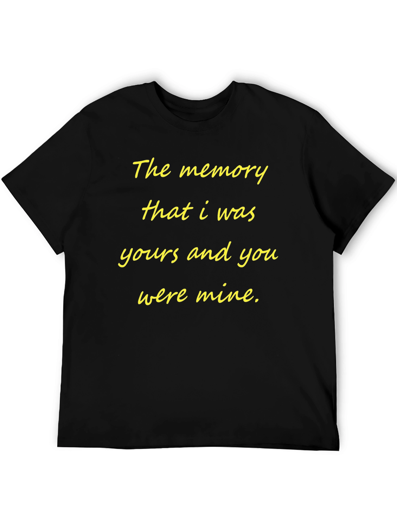 The Memory T-Shirt - Black Graphic Tee