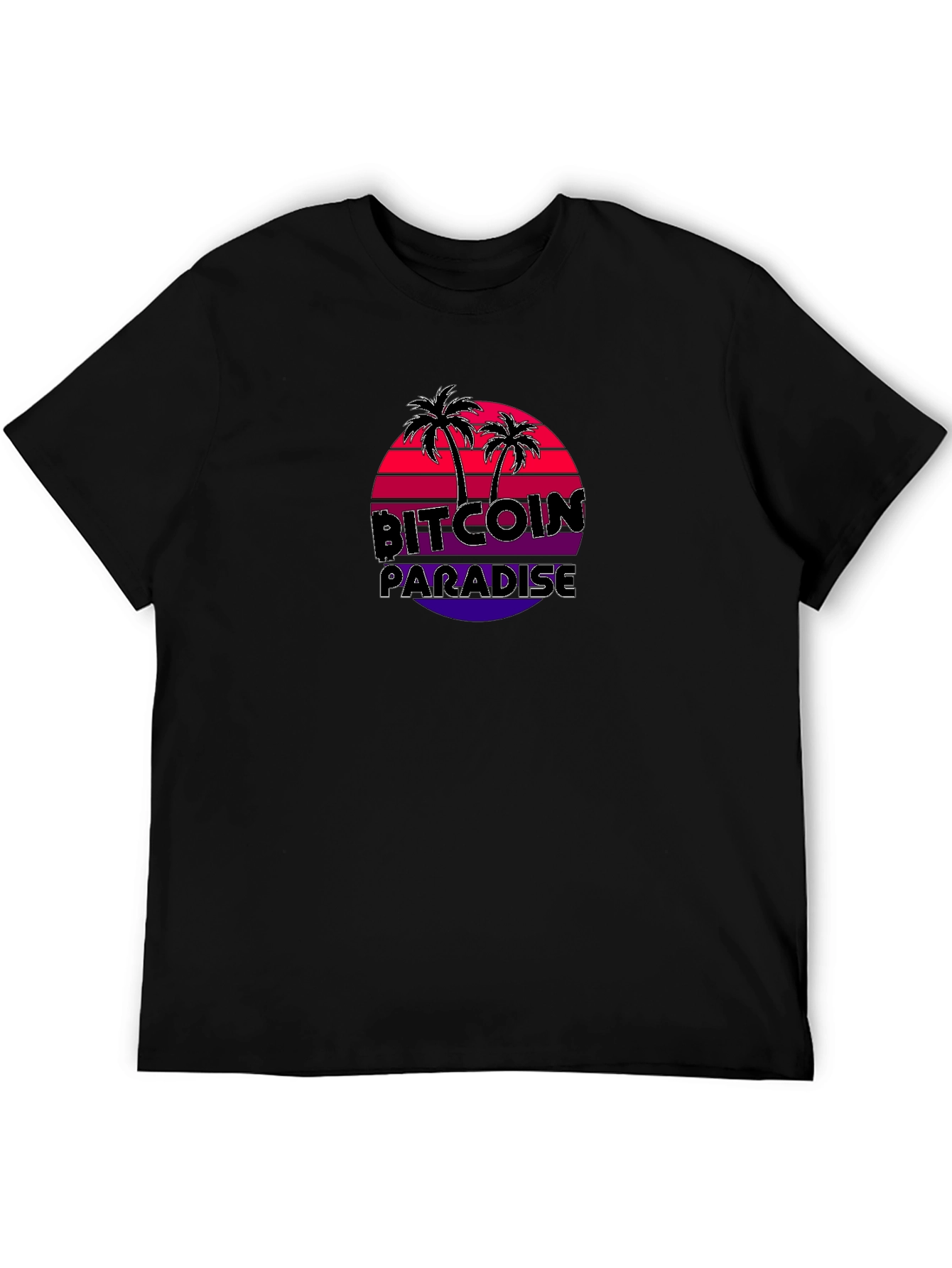 Bitcoin Paradise T-Shirt: Crypto Beach Vibes