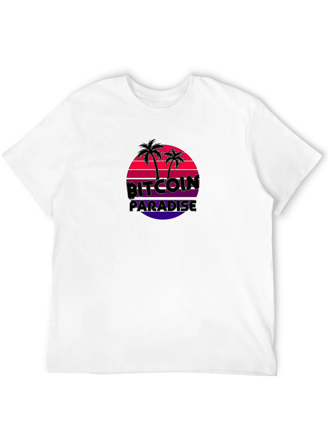 Bitcoin Paradise T-Shirt: Crypto Beach Vibes
