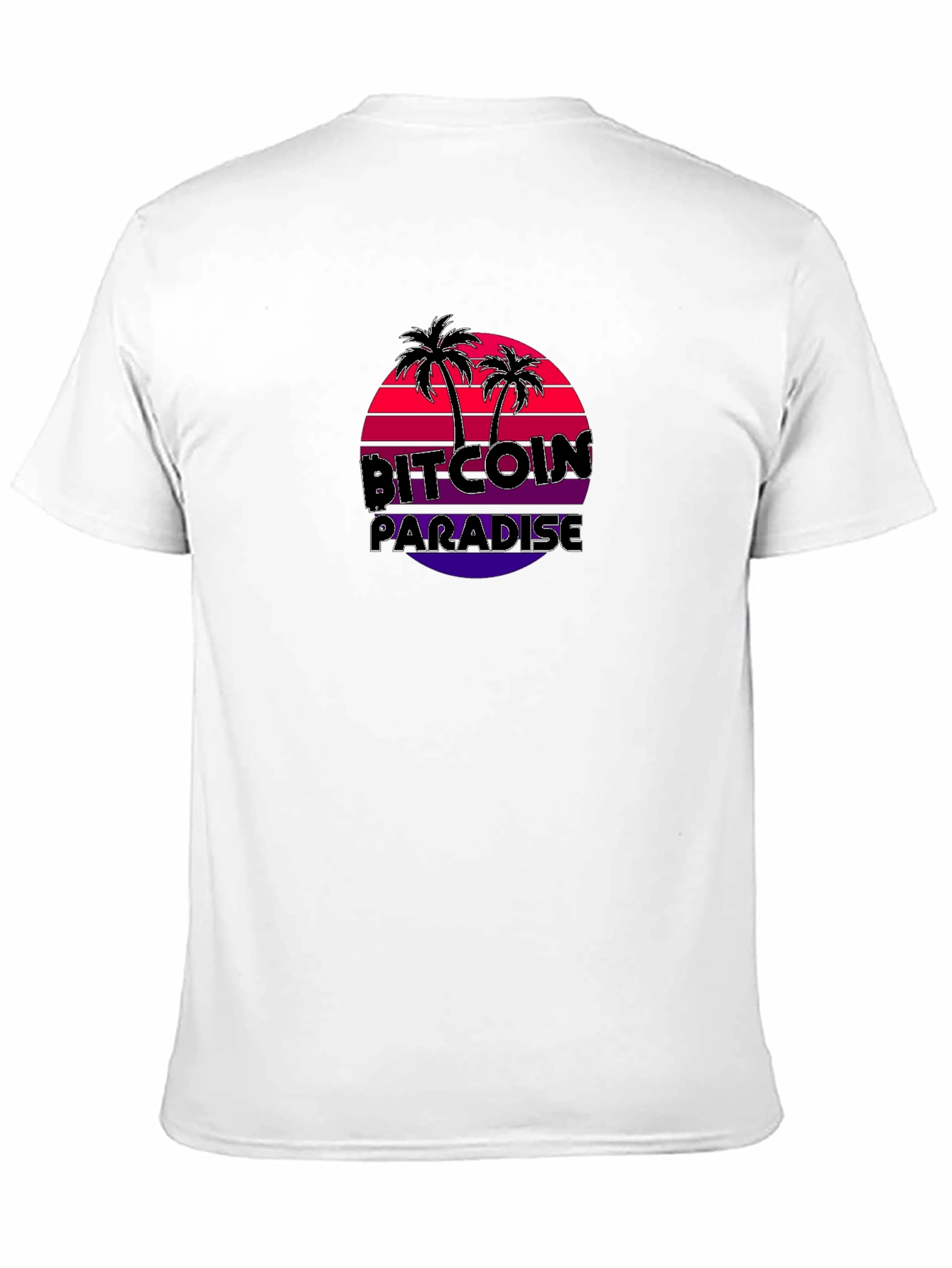 Bitcoin Paradise T-Shirt: Crypto Beach Vibes