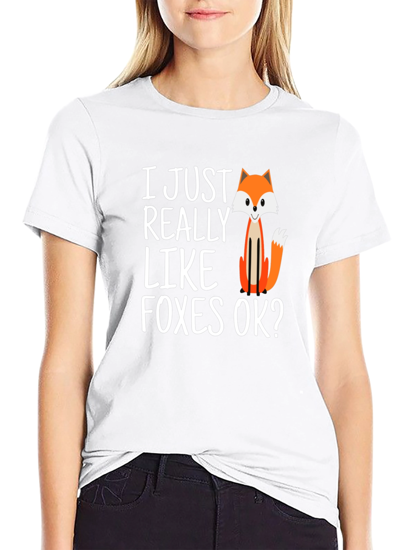 Fox Lovers Black T-Shirt