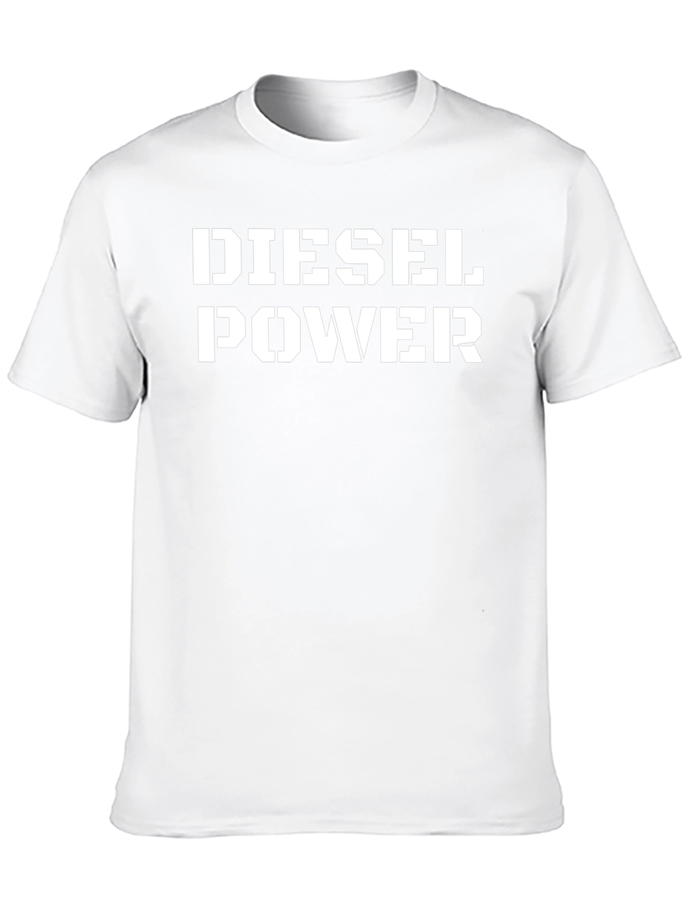 Diesel Power Black Graphic Tee - Bold Statement Shirt