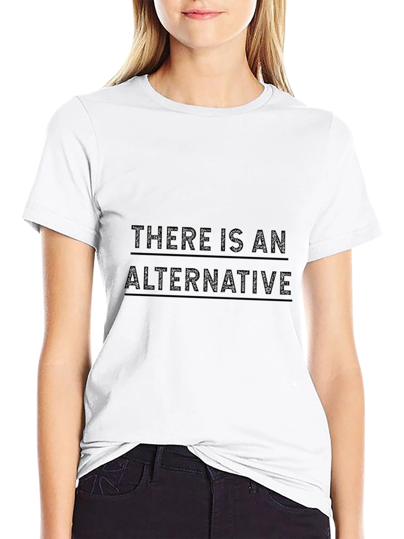 There is An Alternative Graphic Tee - Black