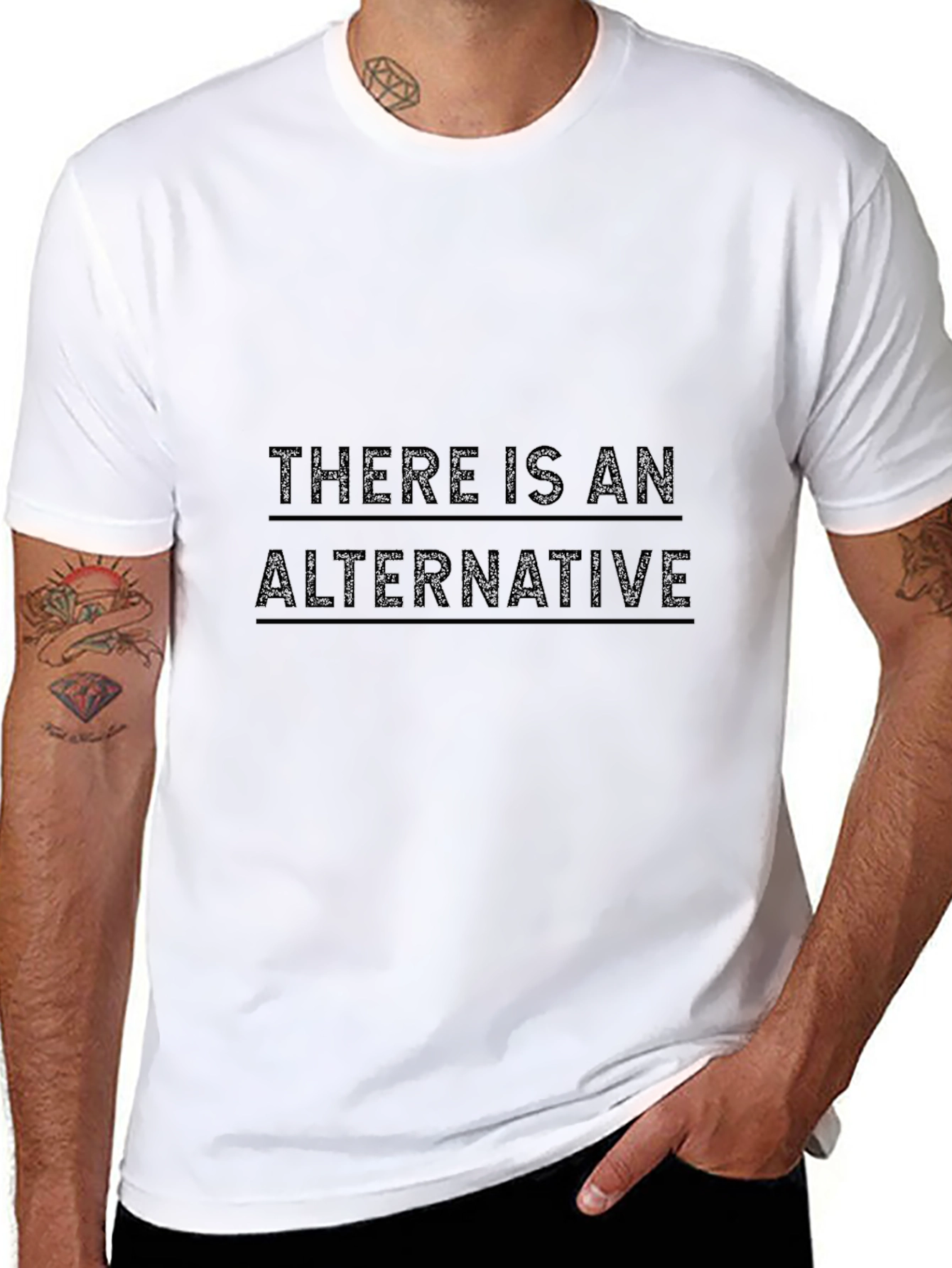 There is An Alternative Graphic Tee - Black