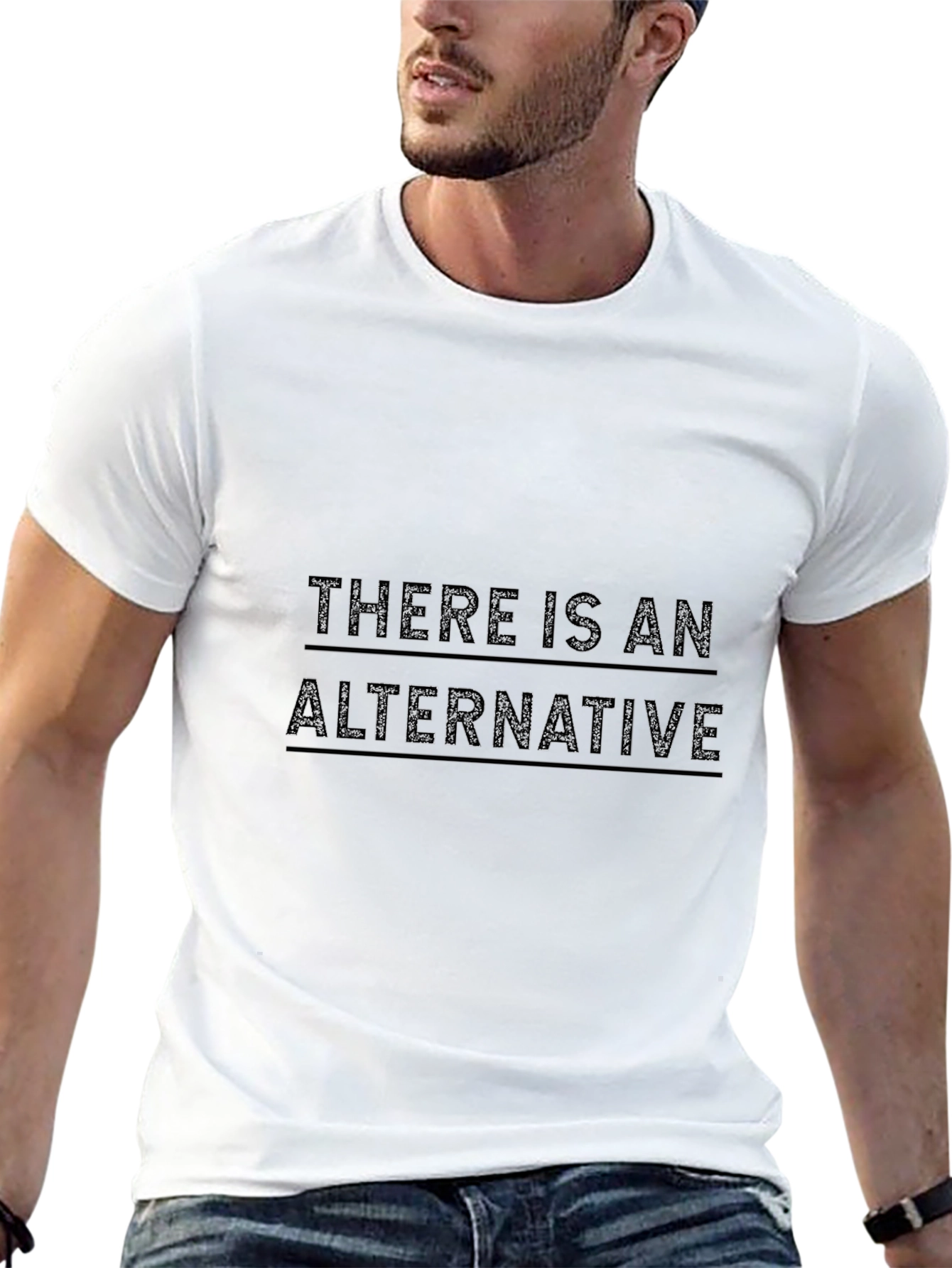 There is An Alternative Graphic Tee - Black