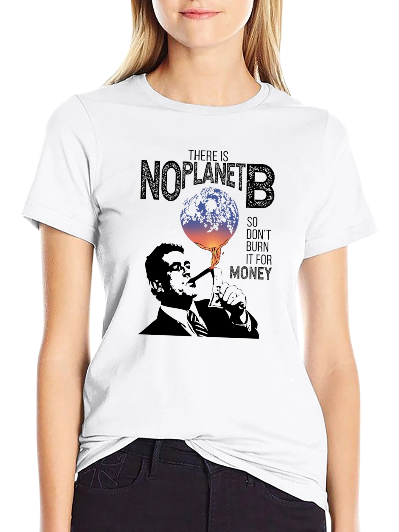 No Planet B Graphic Tee - Eco Awareness T-Shirt