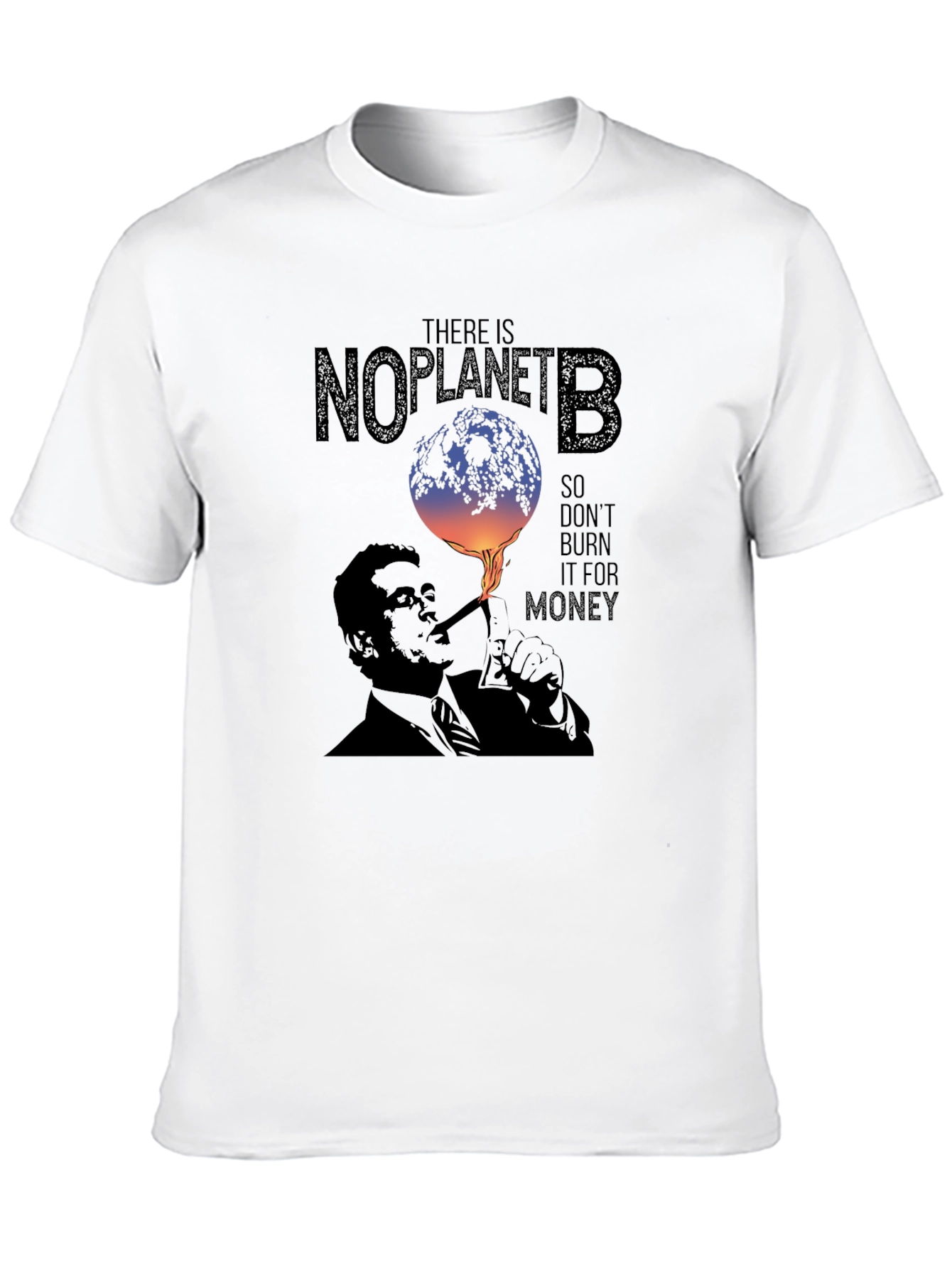 No Planet B Graphic Tee - Eco Awareness T-Shirt