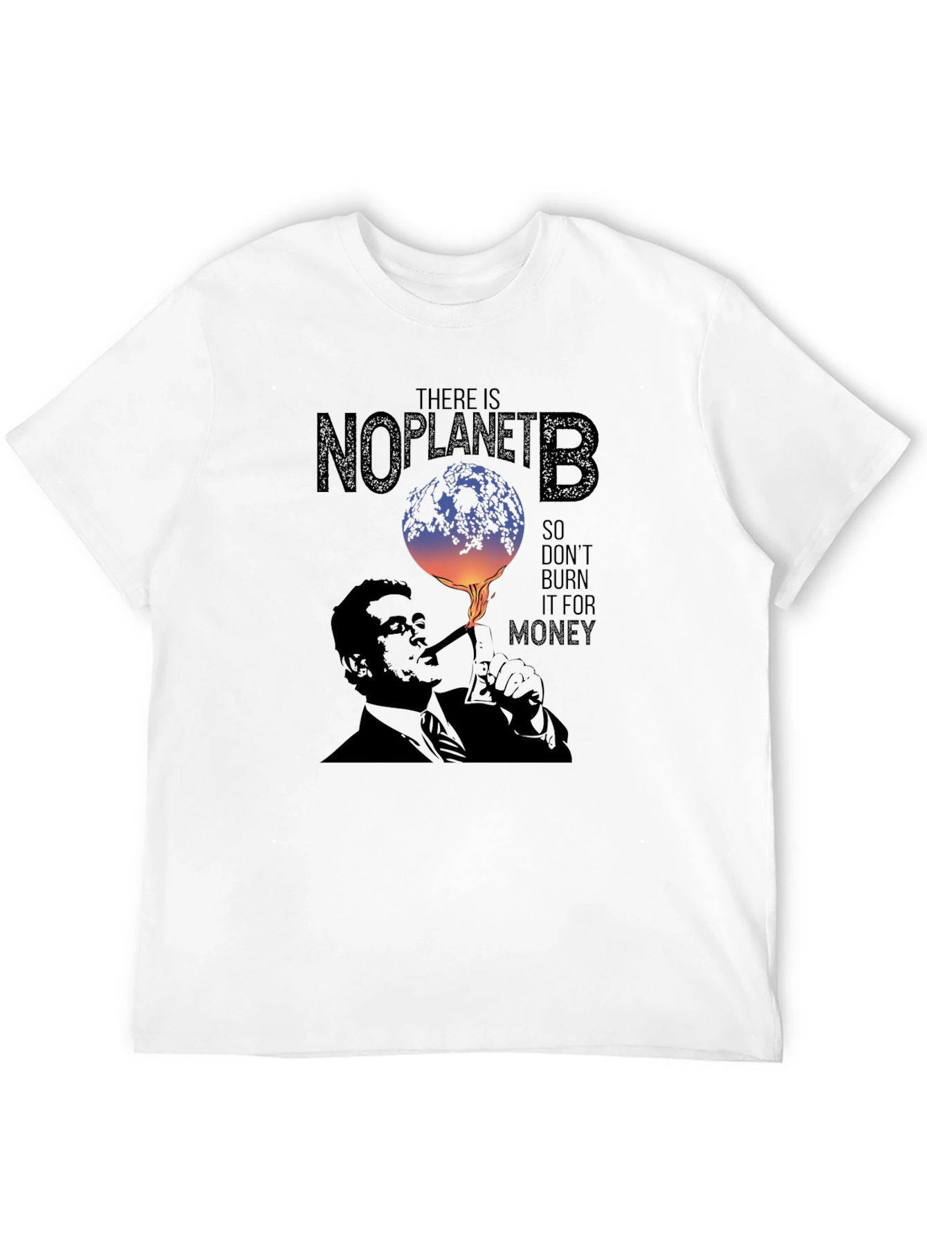 No Planet B Graphic Tee - Eco Awareness T-Shirt