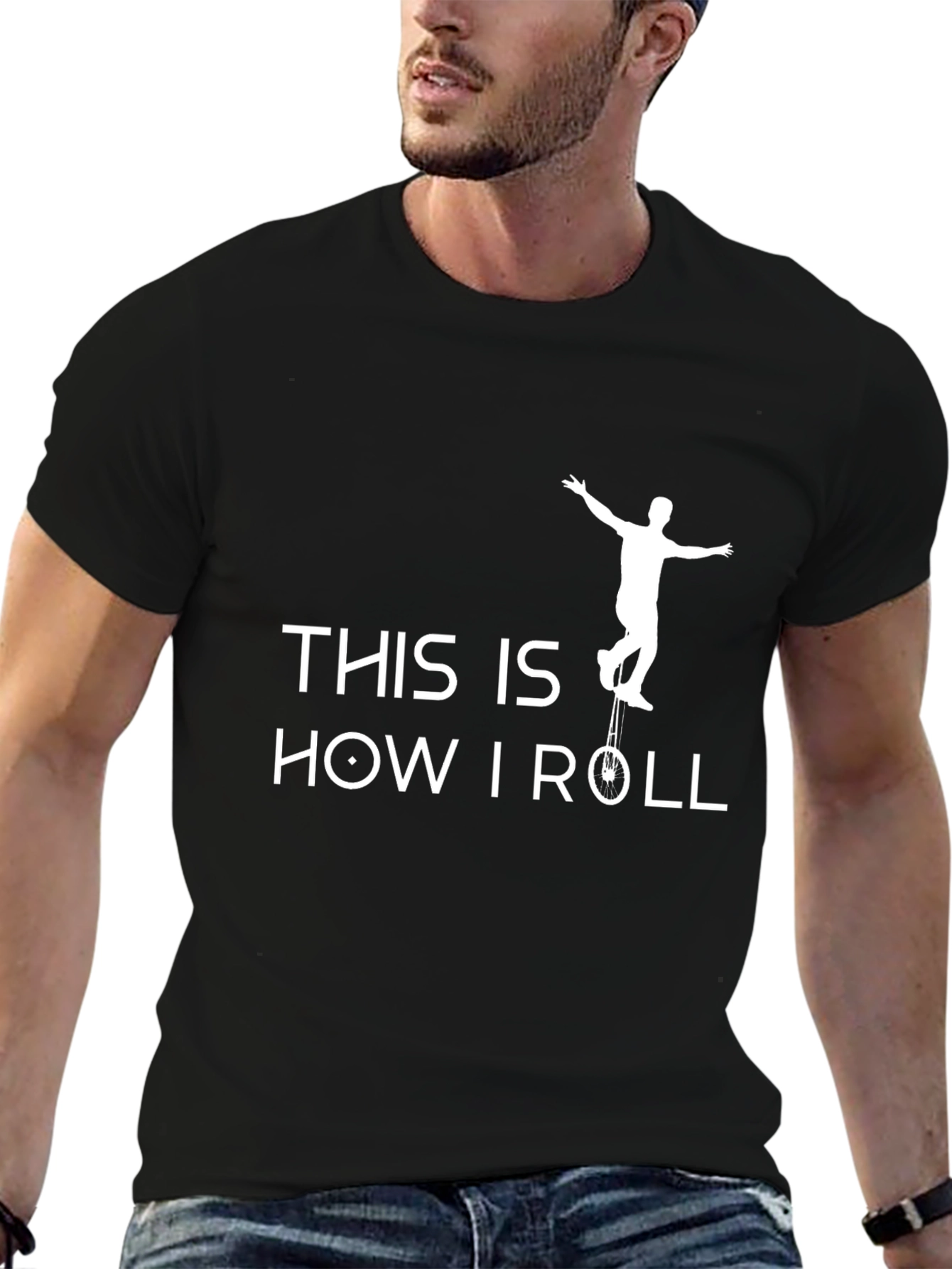 This is How I Roll T-Shirt - Unicycle Design