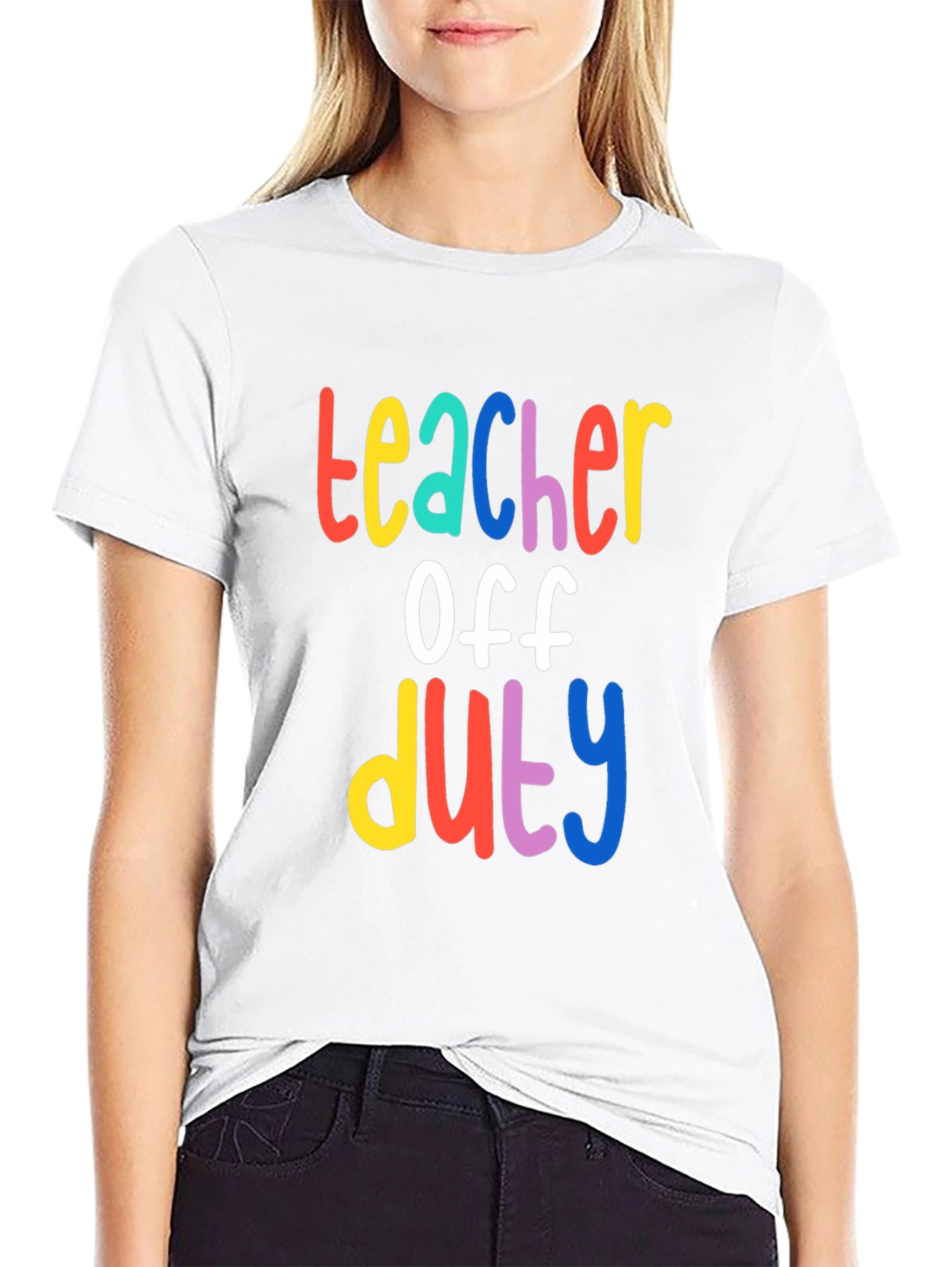 Teacher Off Duty Graphic T-Shirt