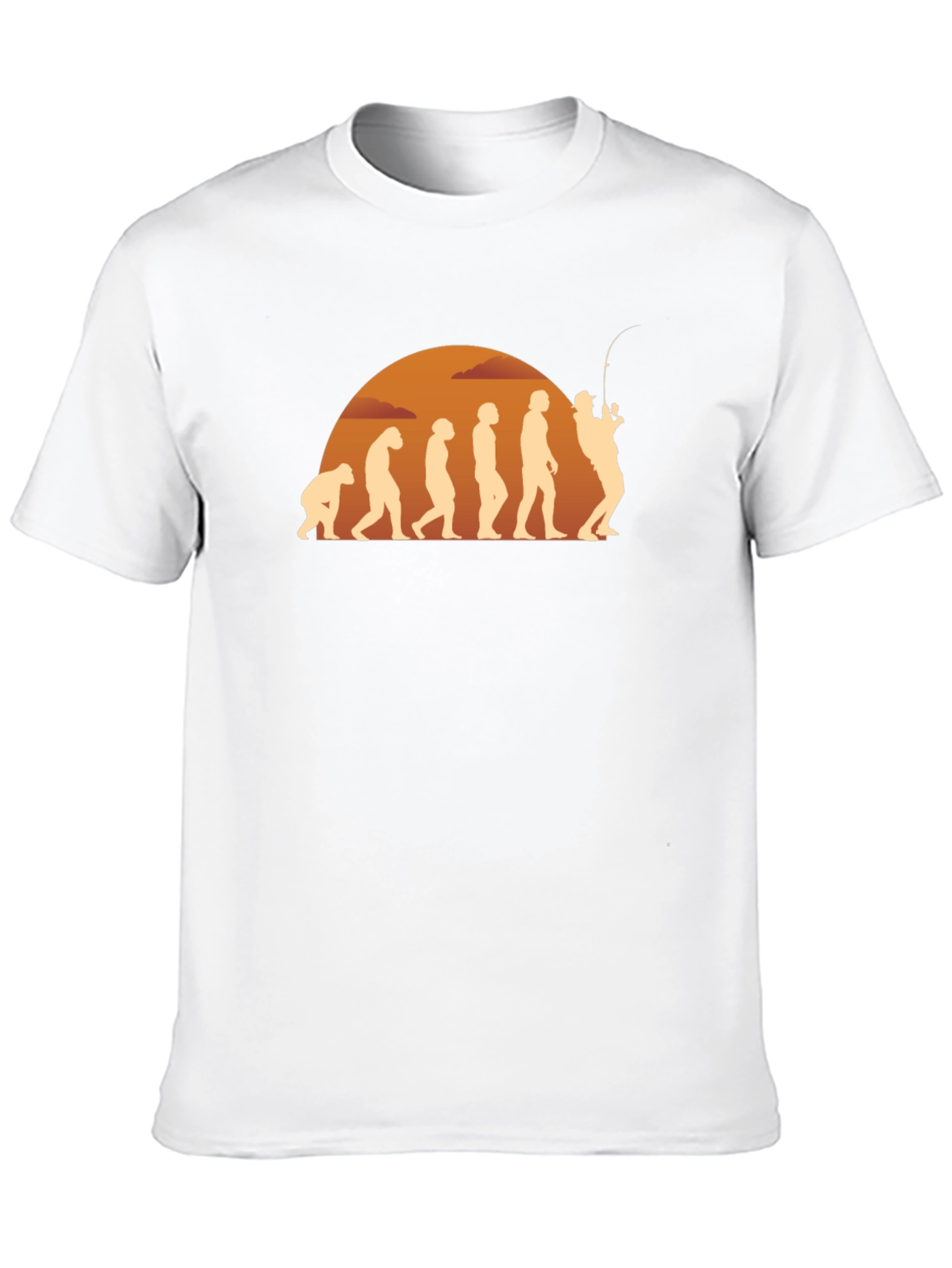 Evolution of Fishing T-Shirt - Angler Gift