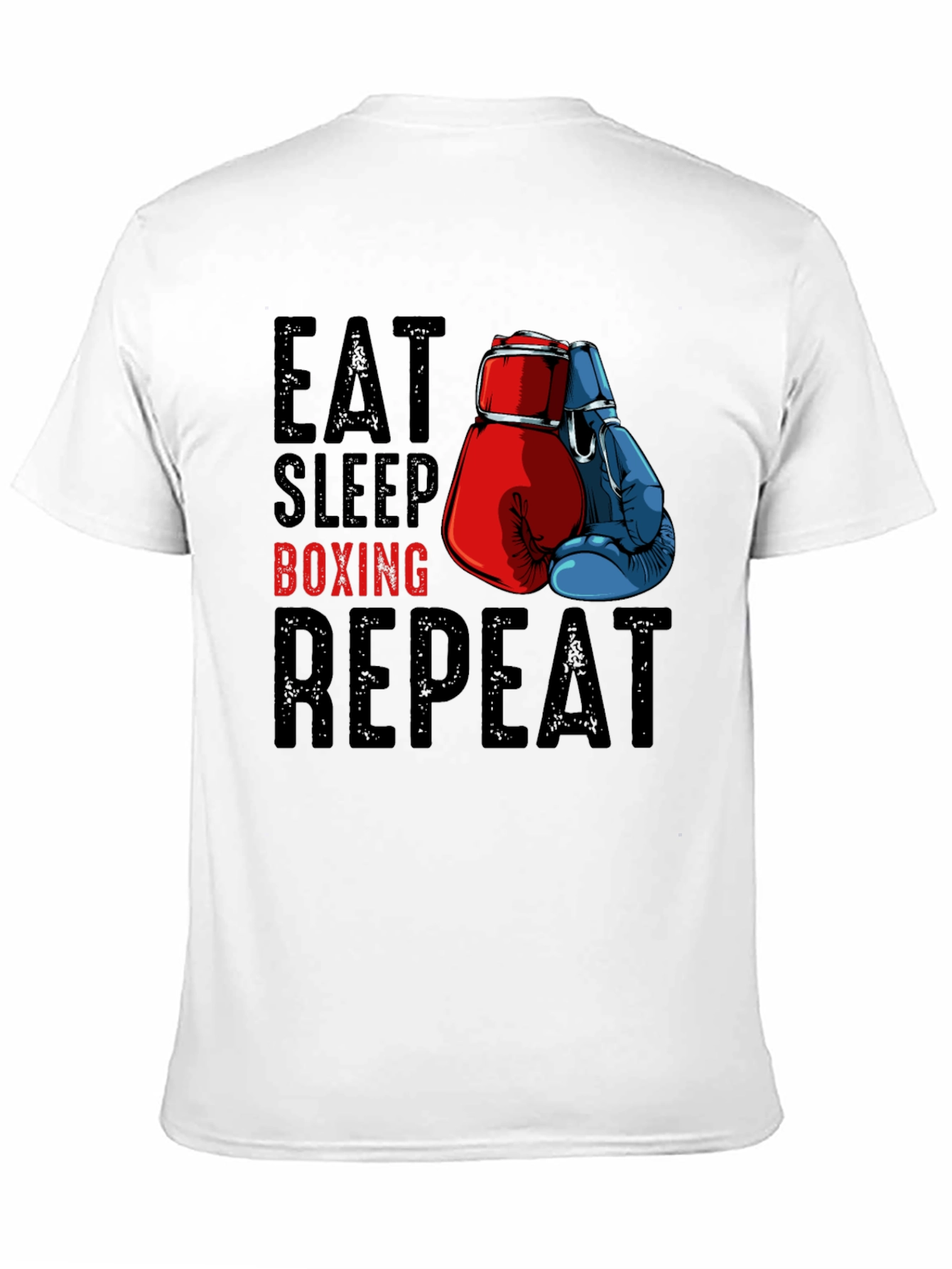 Eat Sleep Boxing Repeat Graphic Tee