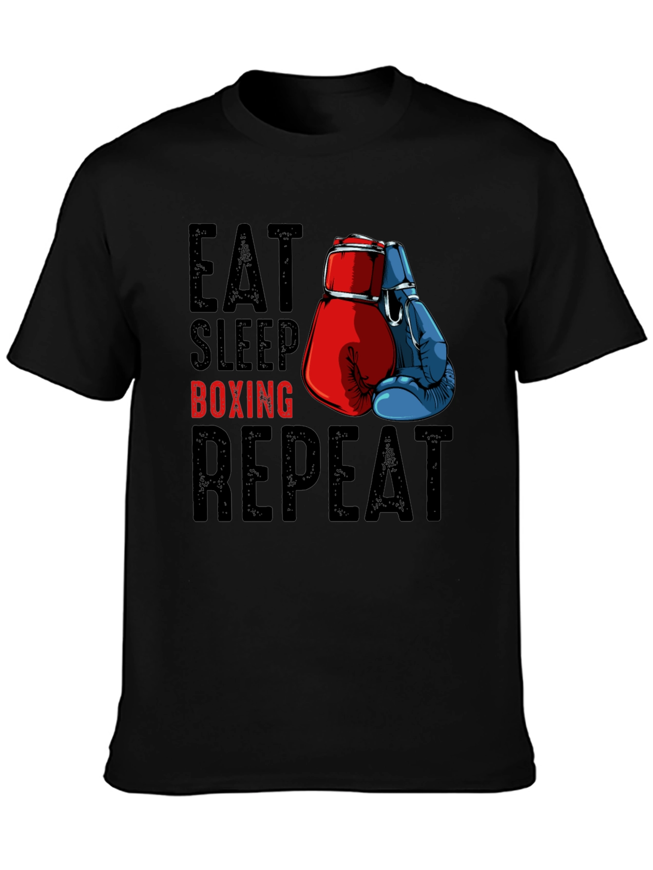 Eat Sleep Boxing Repeat Graphic Tee