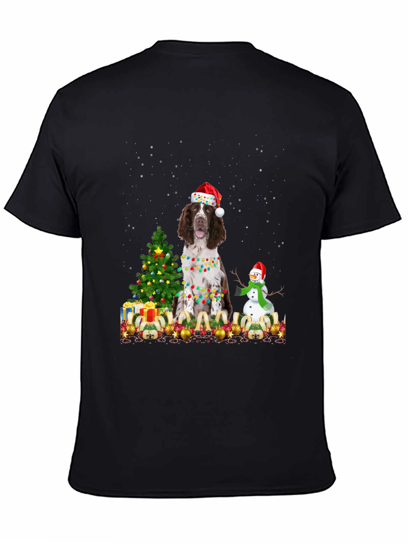 Holiday Dog T-Shirt - Christmas Decor