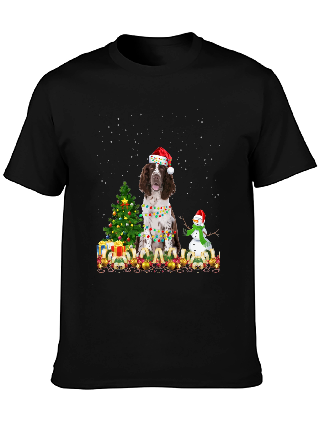 Holiday Dog T-Shirt - Christmas Decor