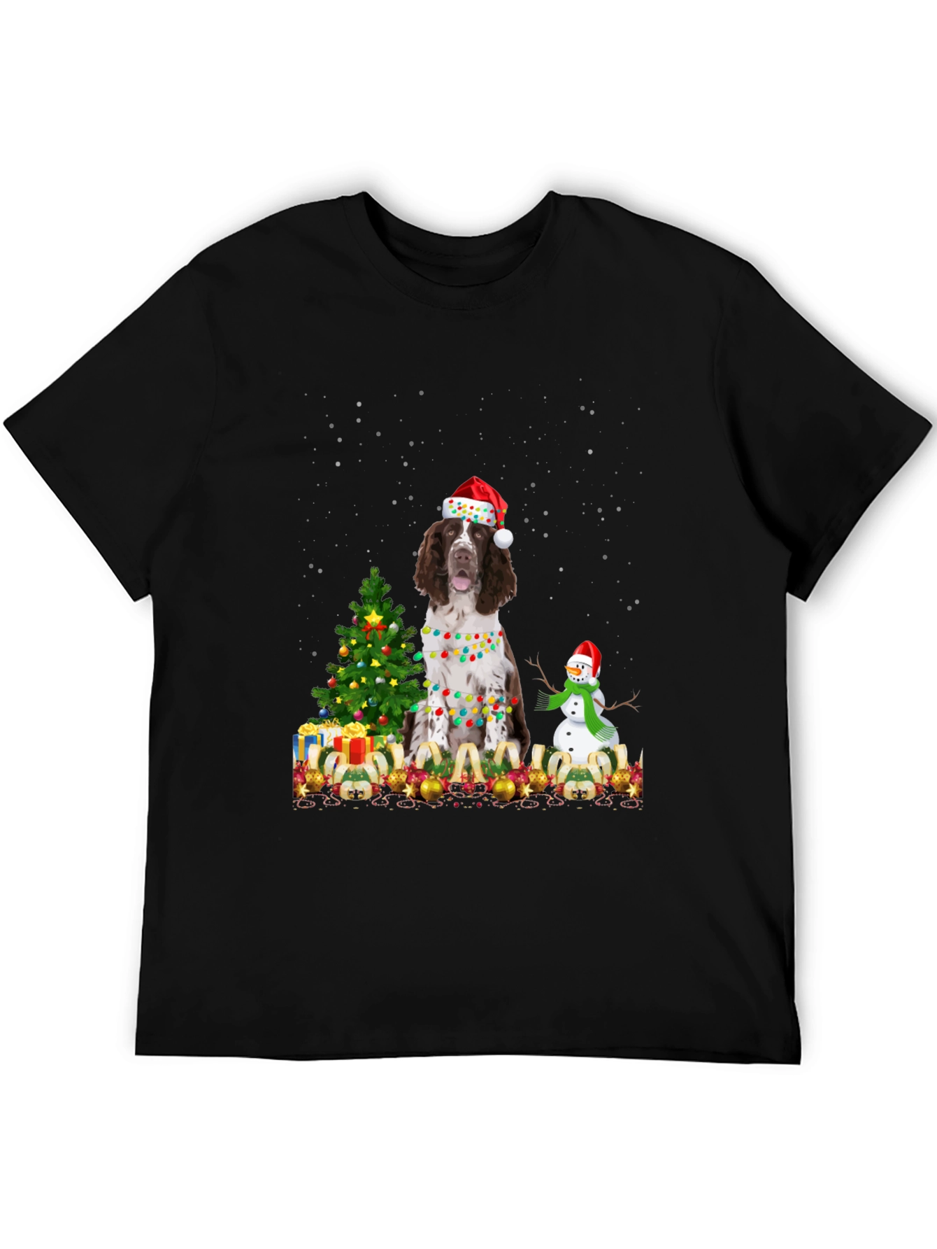 Holiday Dog T-Shirt - Christmas Decor