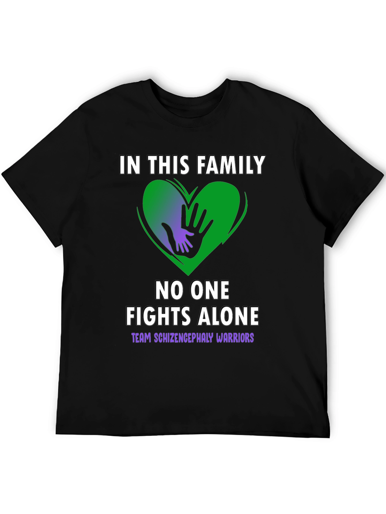 Schizencephaly Warrior Family Support T-Shirt