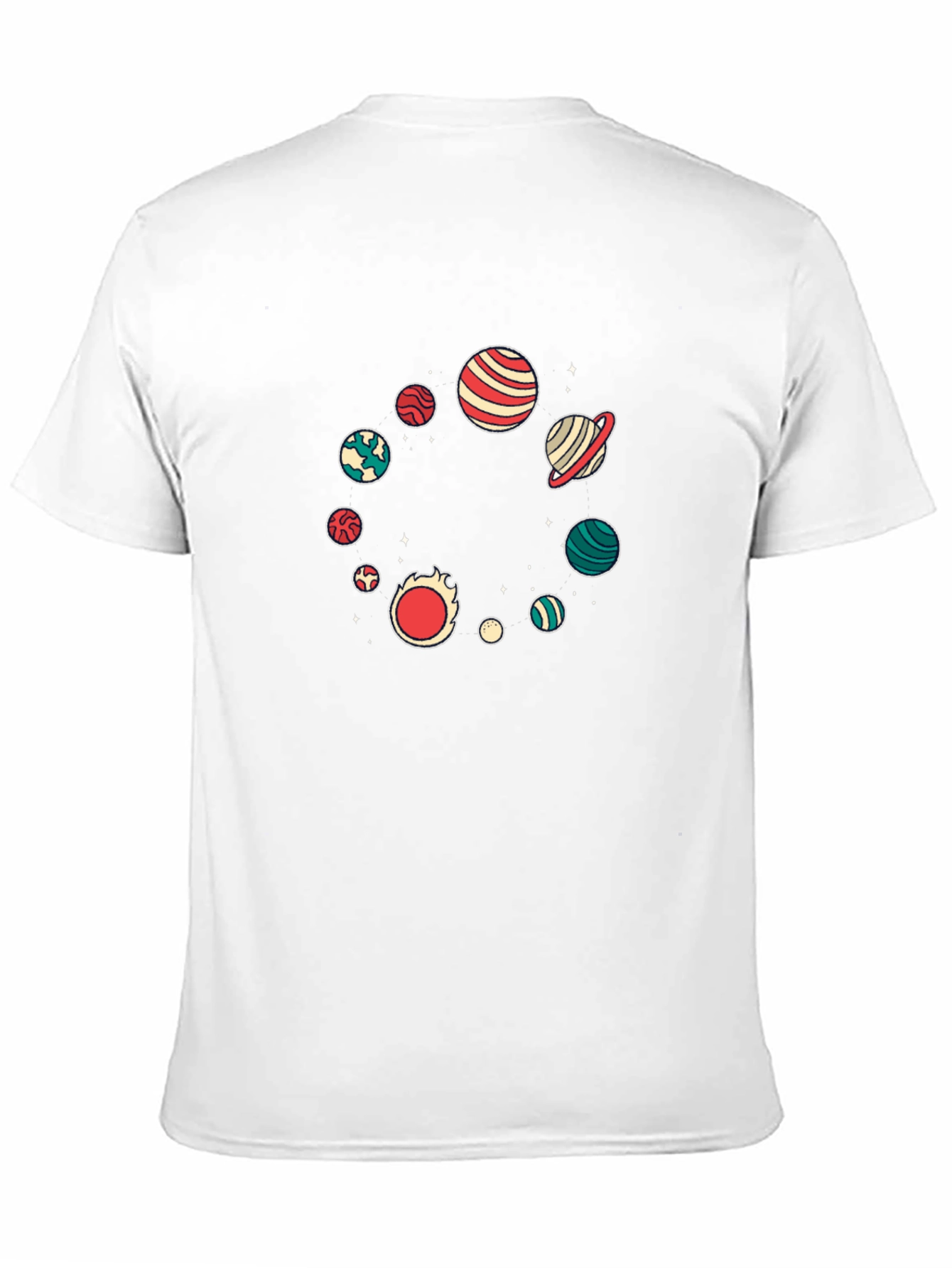 Planetary Orbit Graphic Black Tee