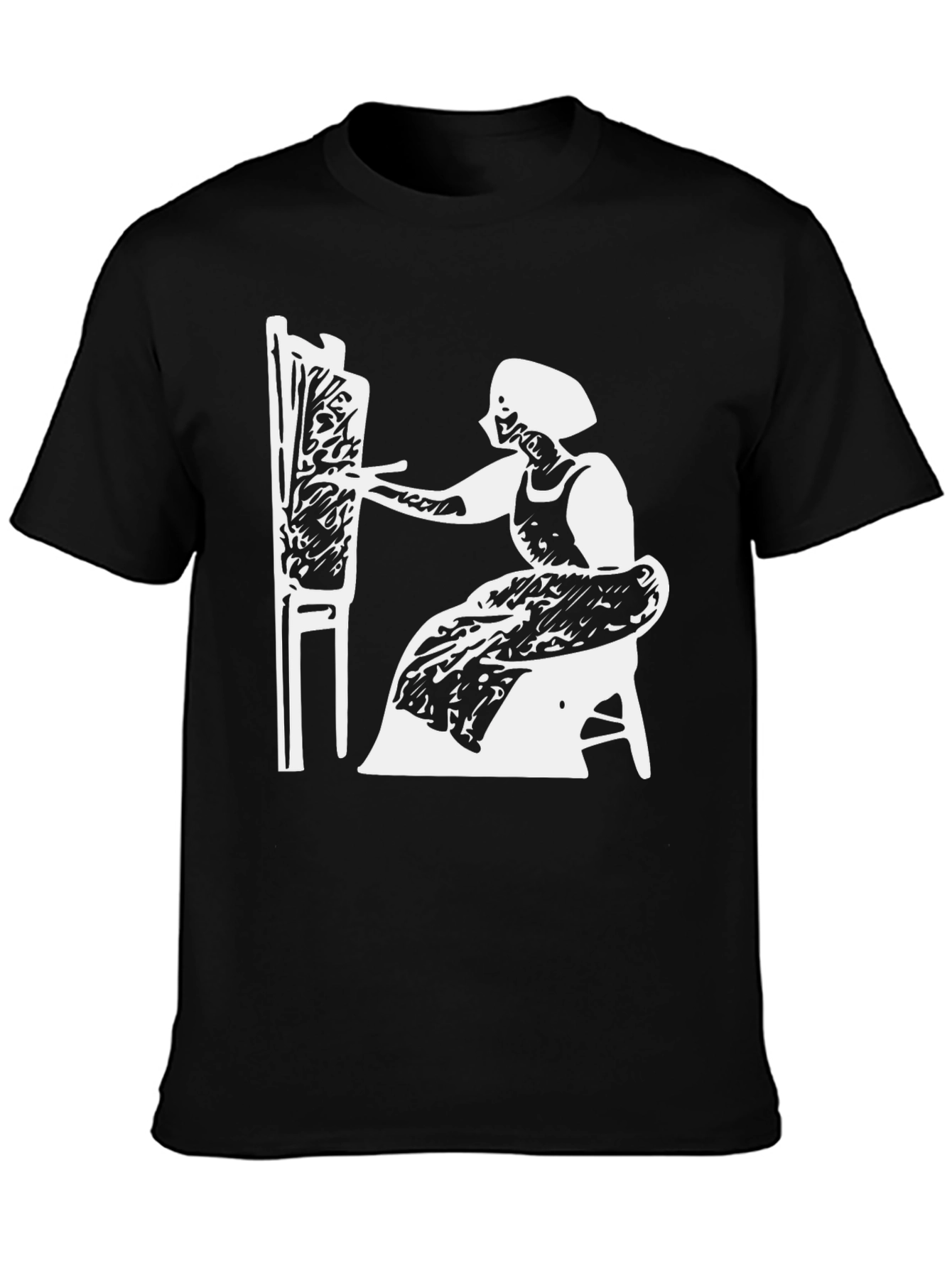 Painter Woman T-Shirt - Artistic Graphic Tee