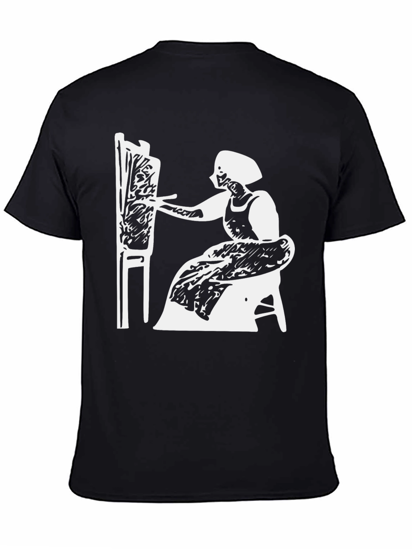 Painter Woman T-Shirt - Artistic Graphic Tee