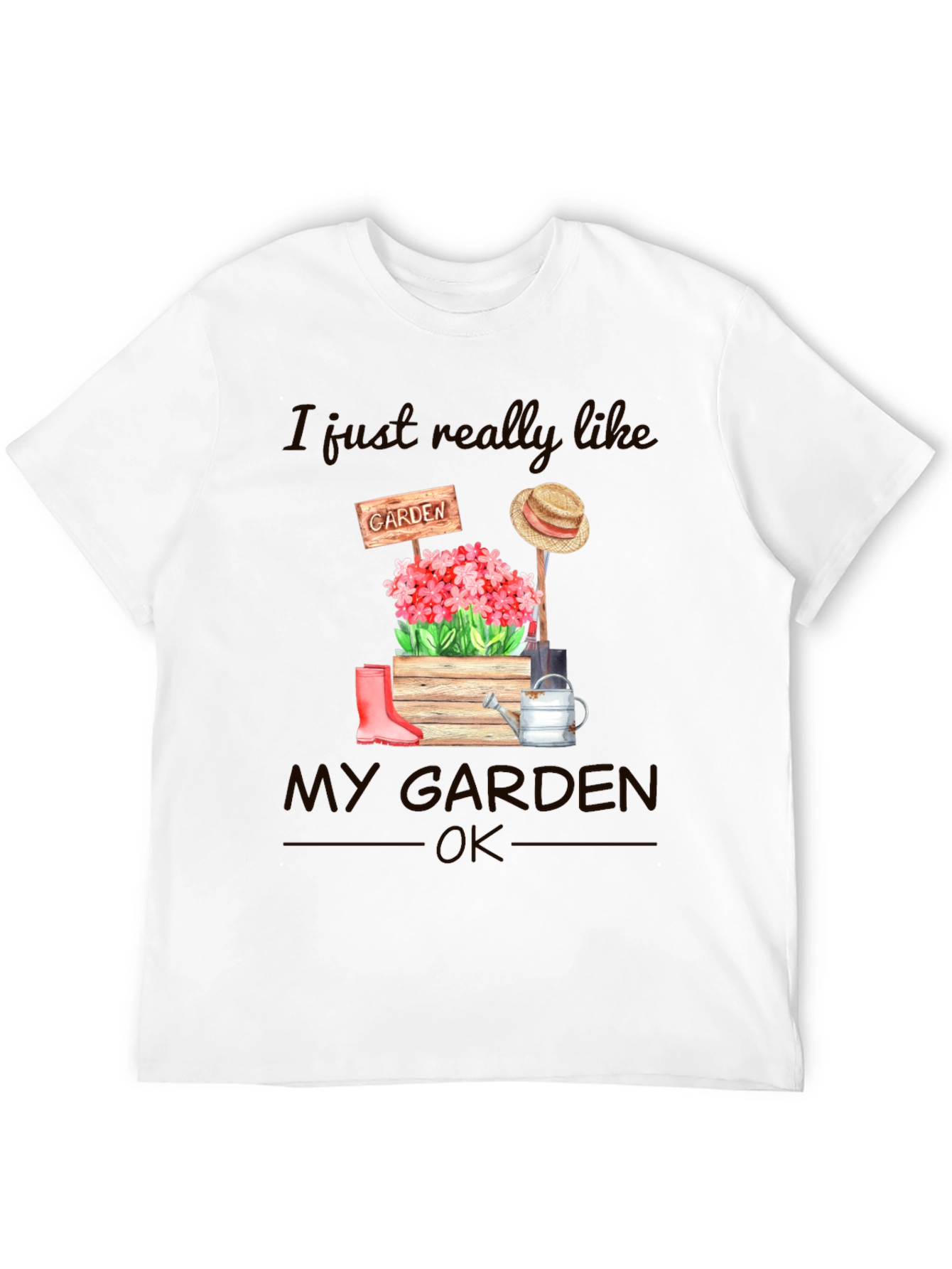 Gardening Lover T-Shirt - I Love My Garden