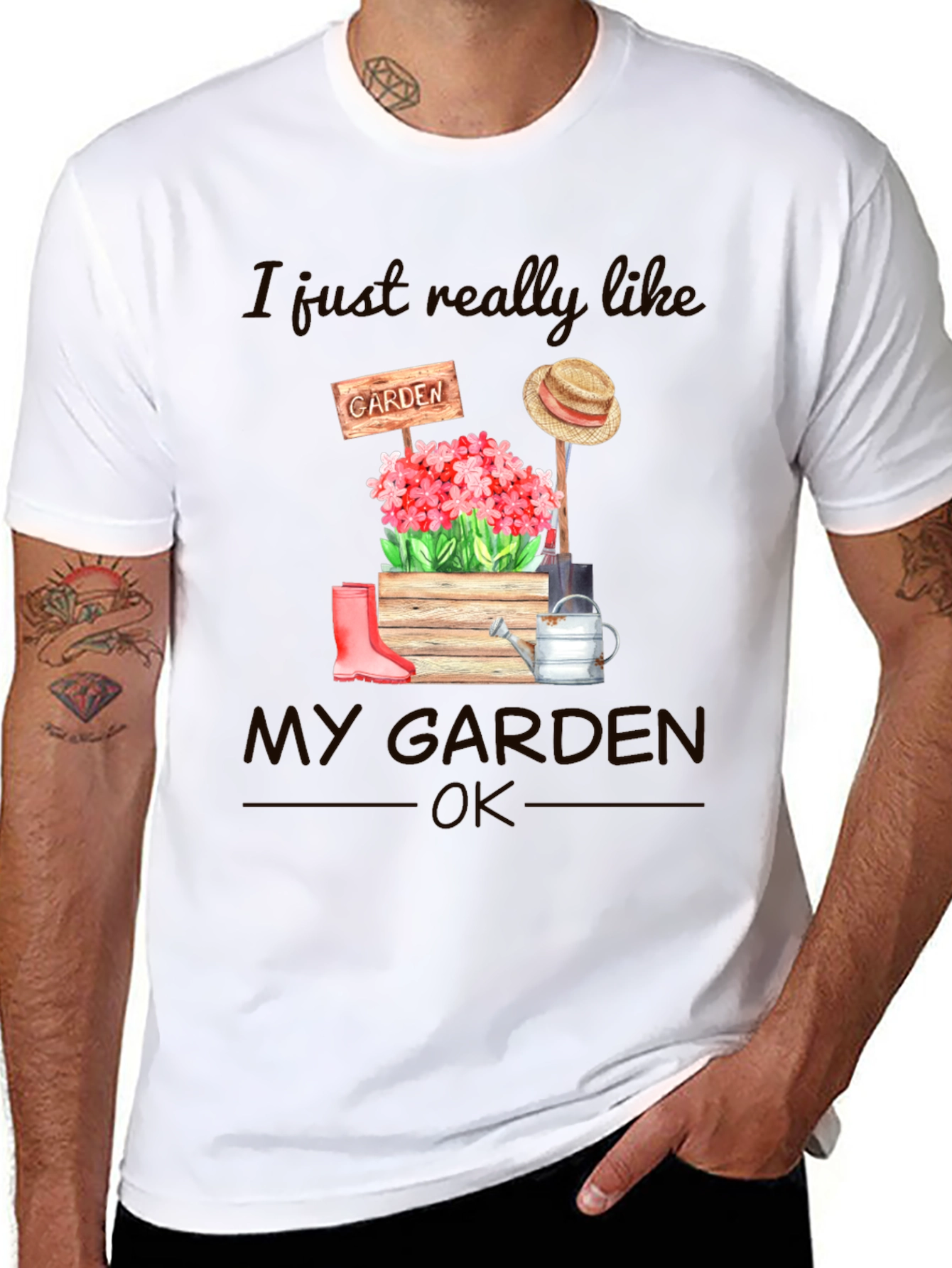 Gardening Lover T-Shirt - I Love My Garden