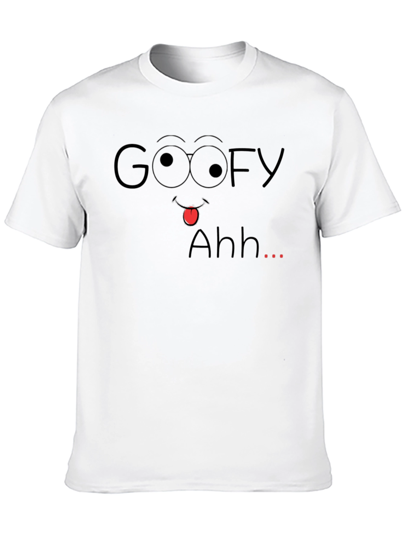 Goofy Ahh Black Graphic Tee
