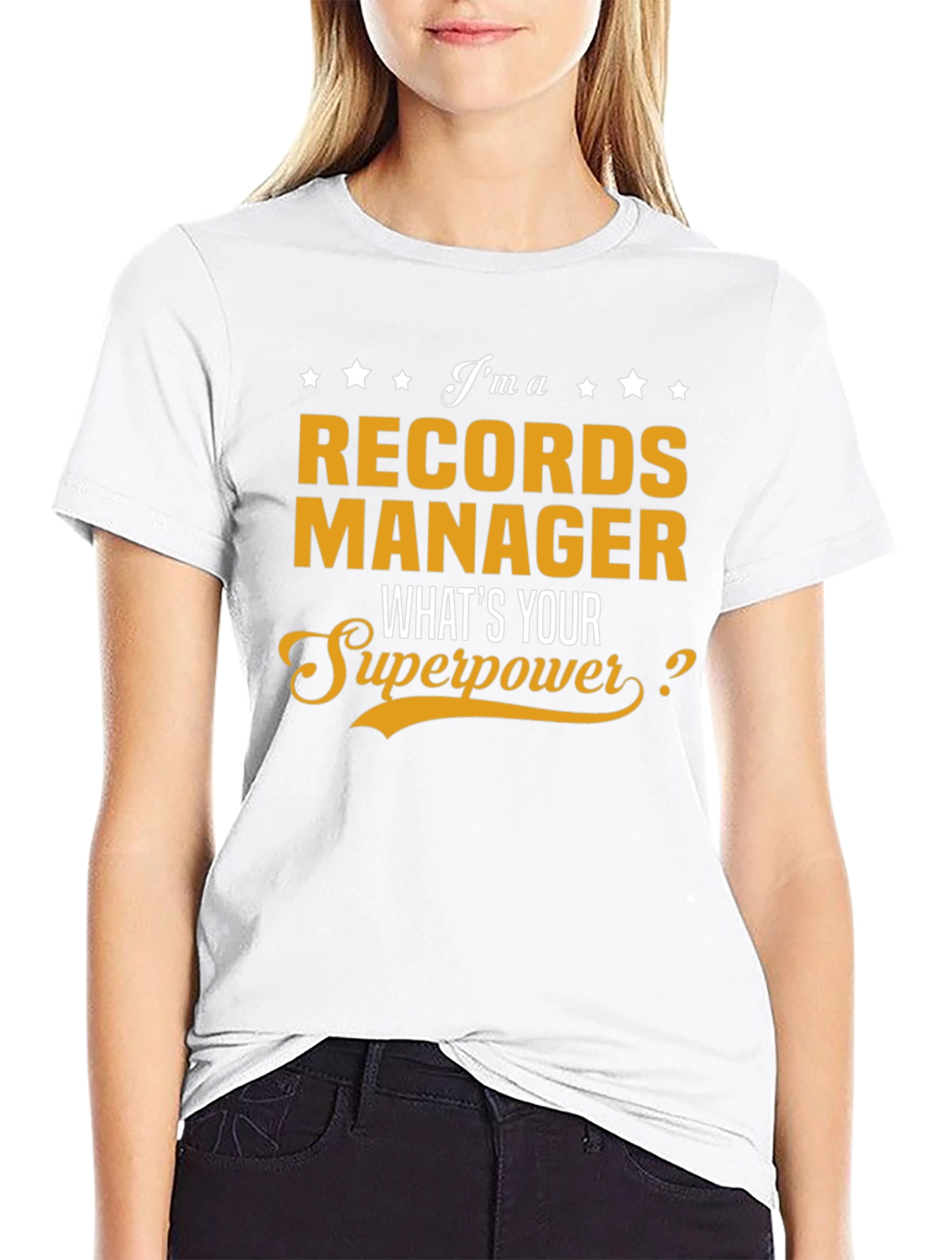 Records Manager Superpower Graphic Tee