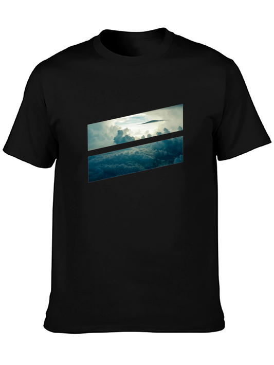 Skyline Graphic Black T-Shirt