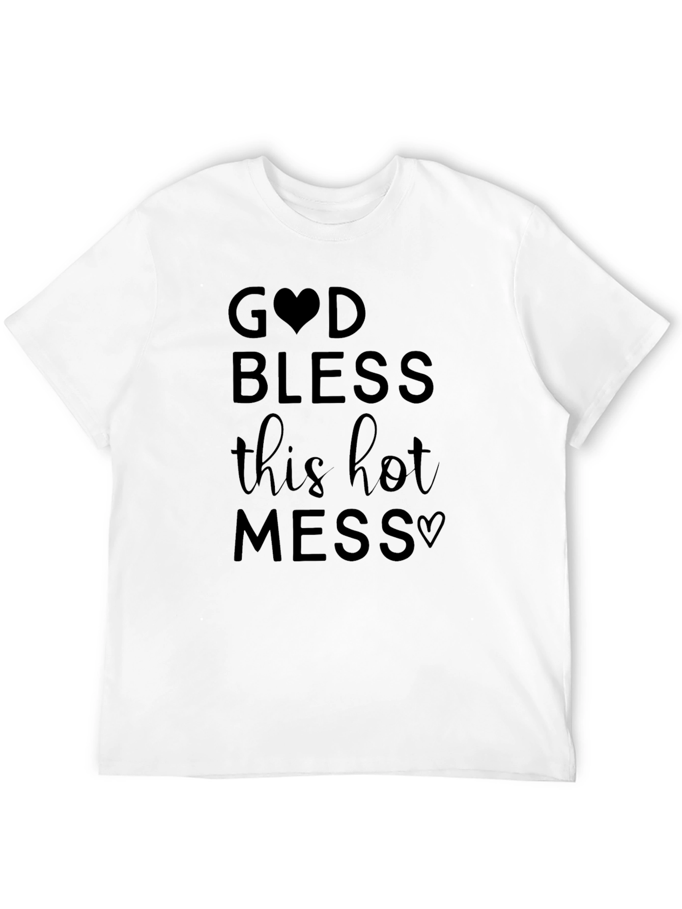 God Bless This Hot Mess Graphic Tee