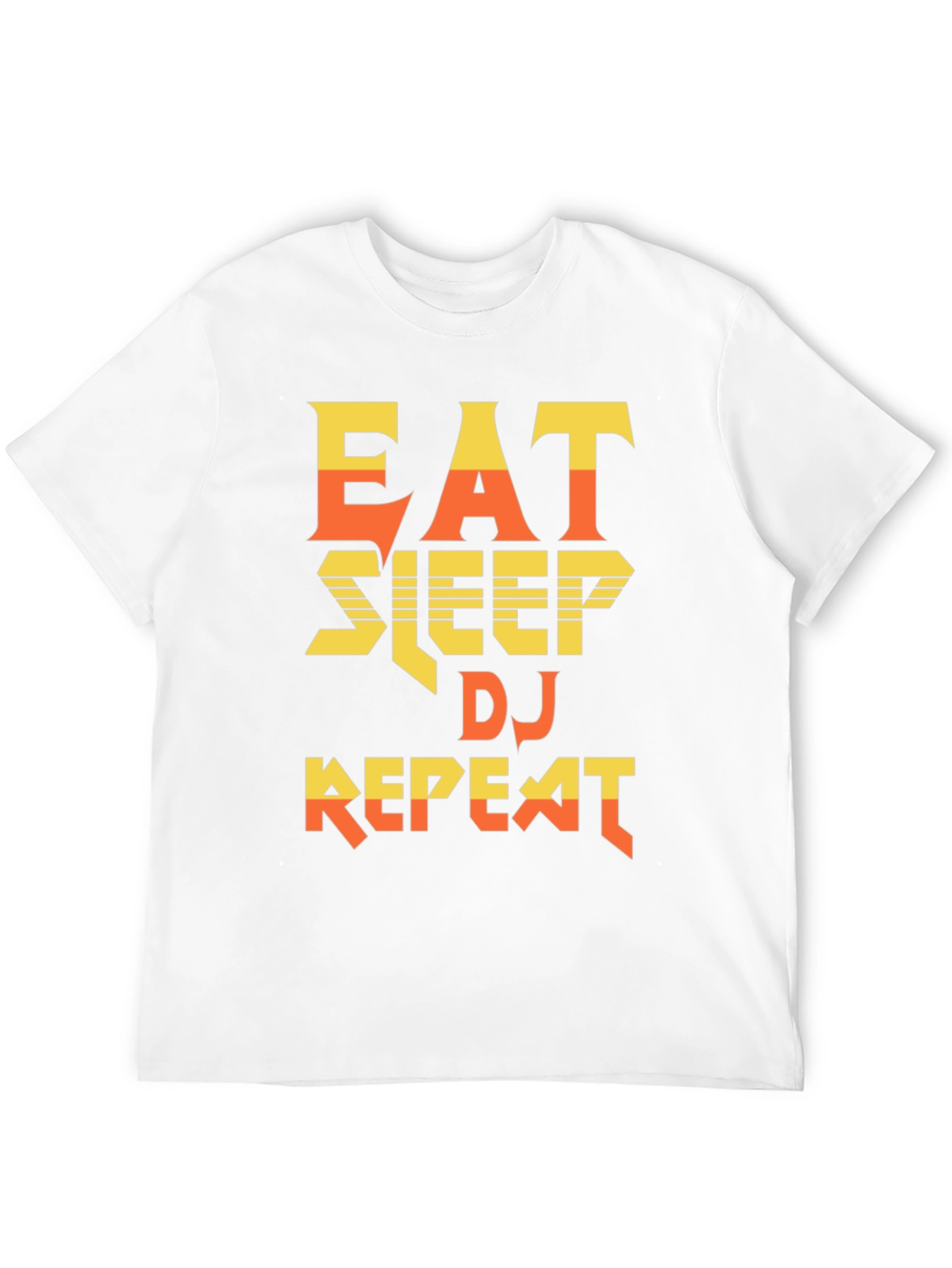 Eat Sleep DJ Repeat Black Graphic Tee