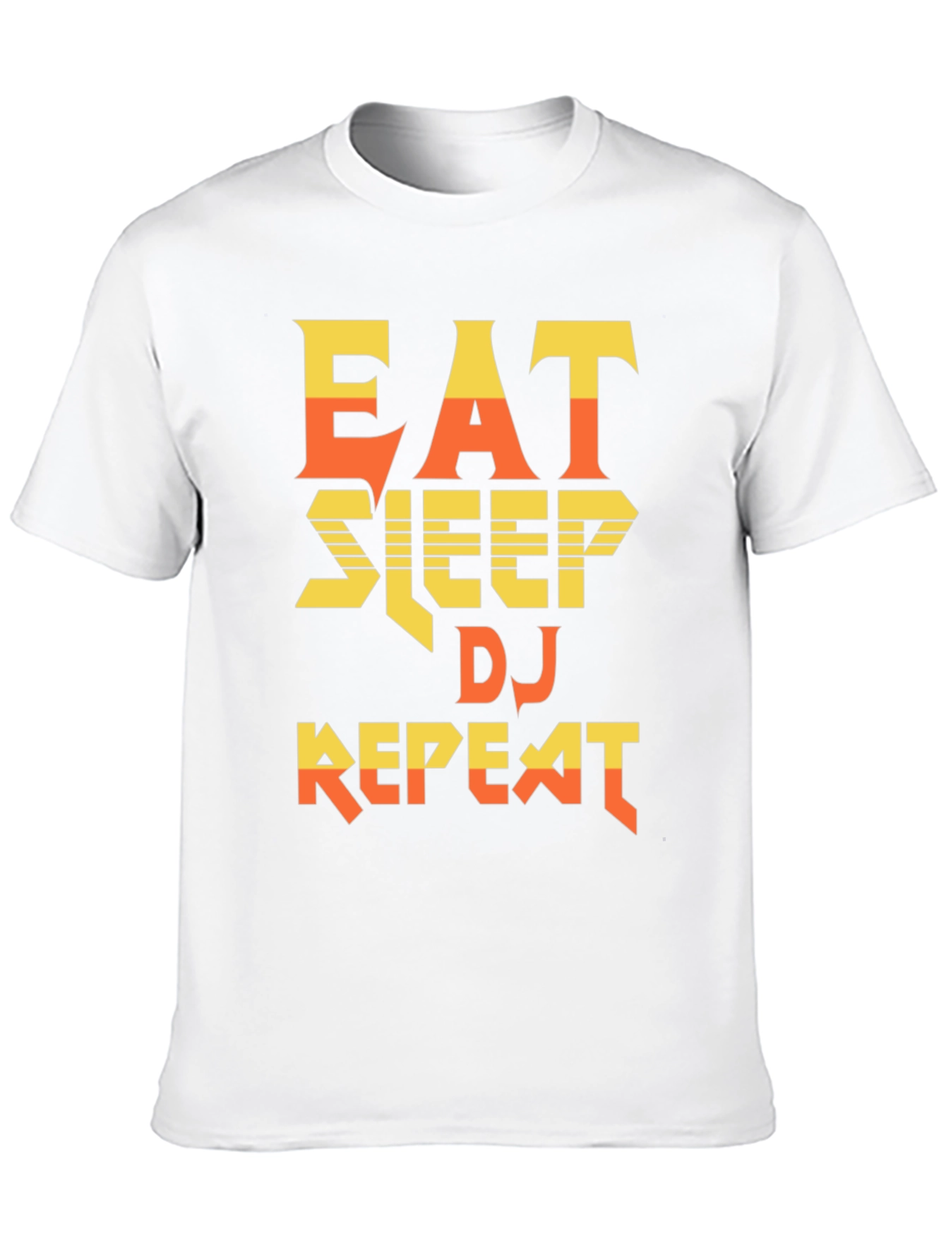 Eat Sleep DJ Repeat Black Graphic Tee