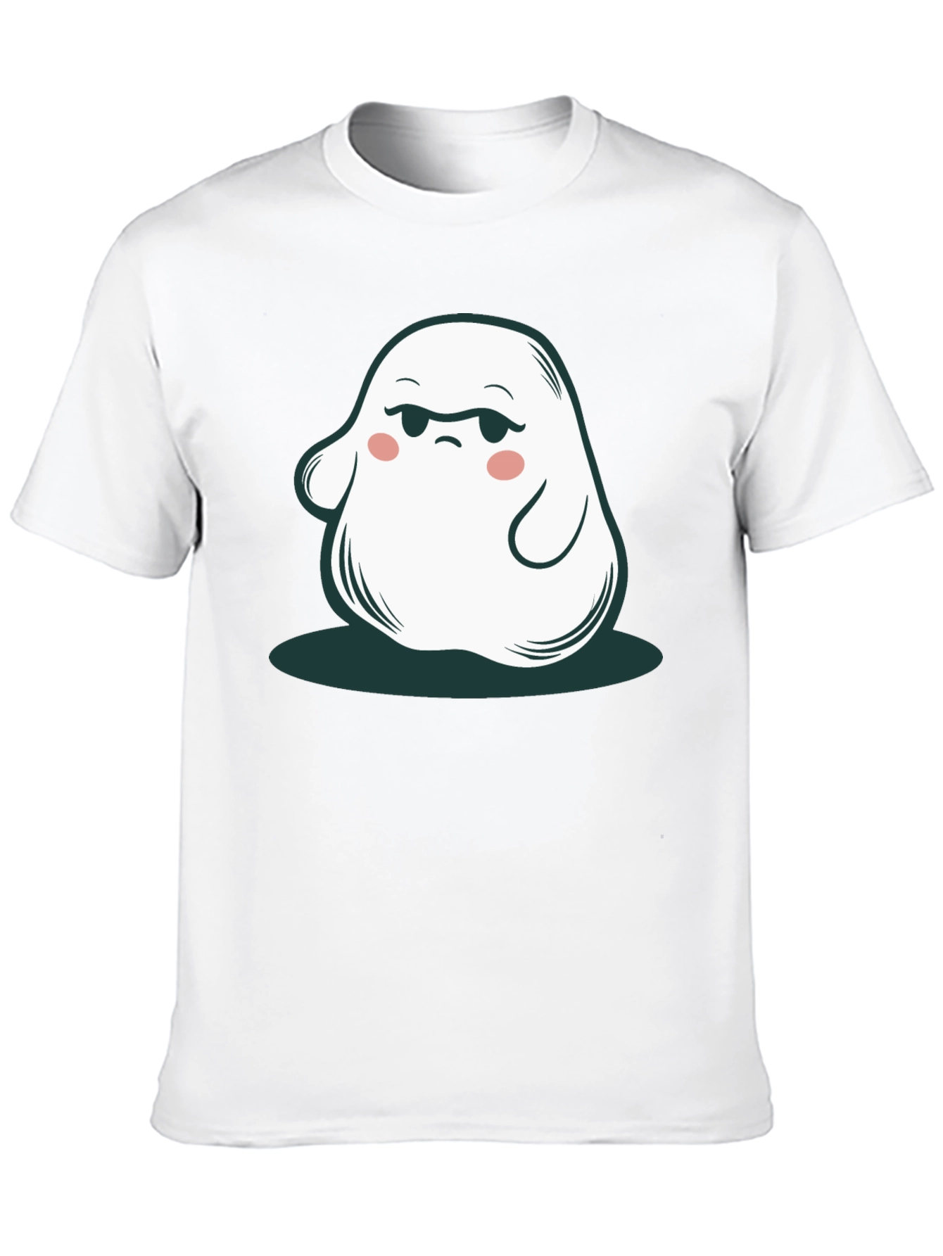 Funny Ghost Graphic Tee - Cute Spooky Season Shirt