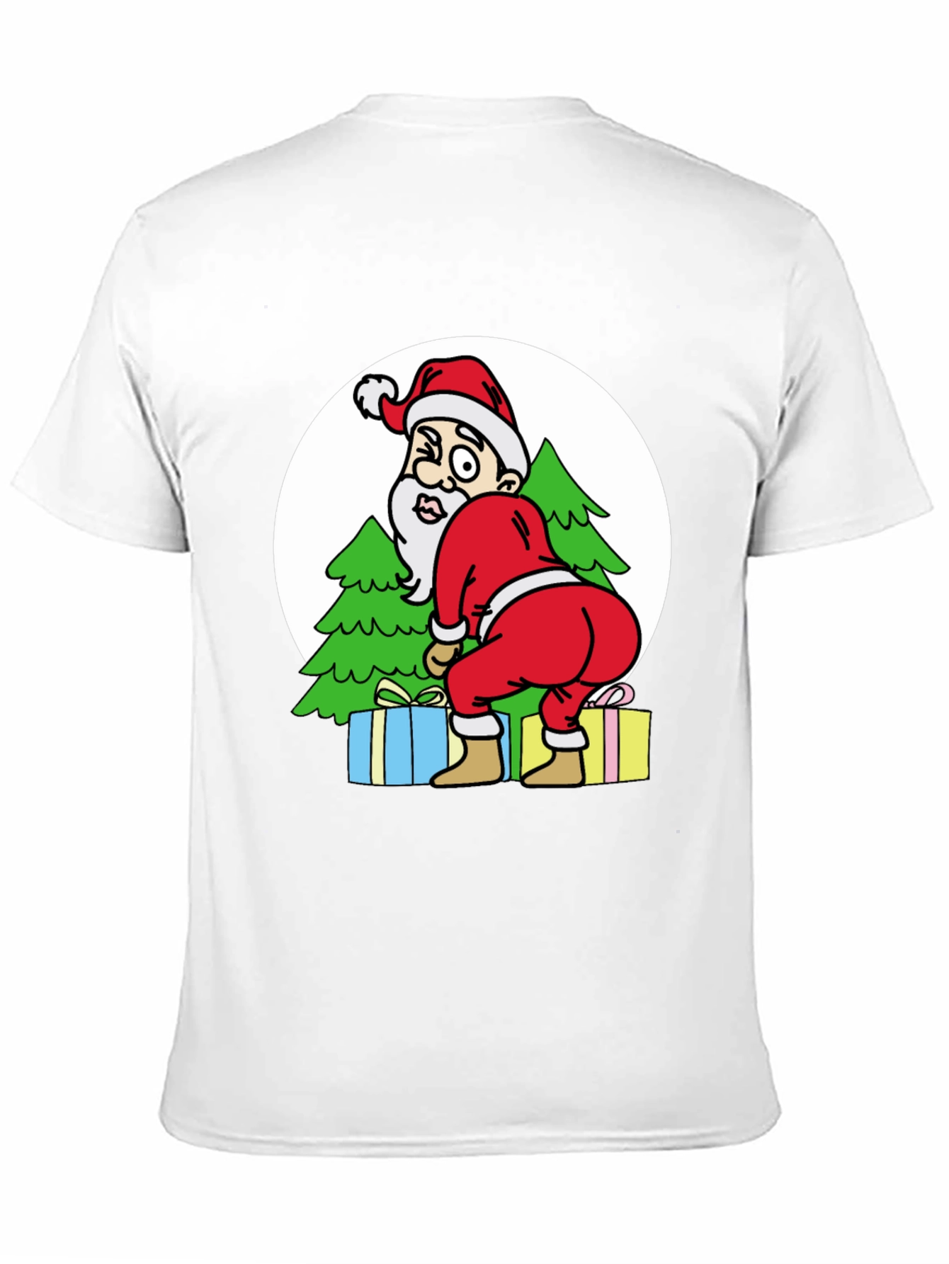 Funny Santa Twerking Graphic Tee