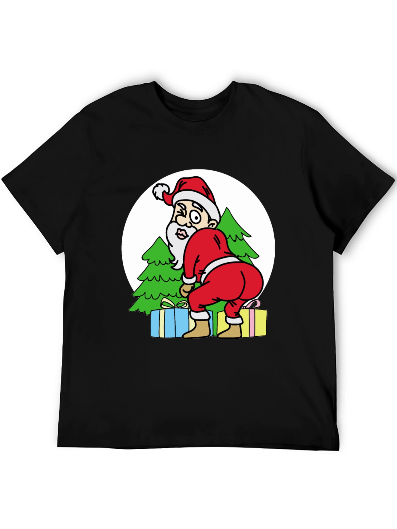 Funny Santa Twerking Graphic Tee