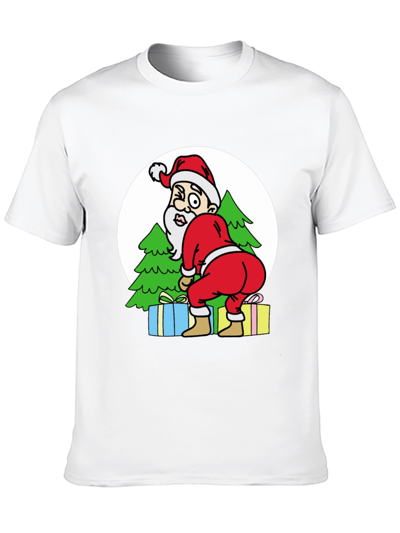 Funny Santa Twerking Graphic Tee