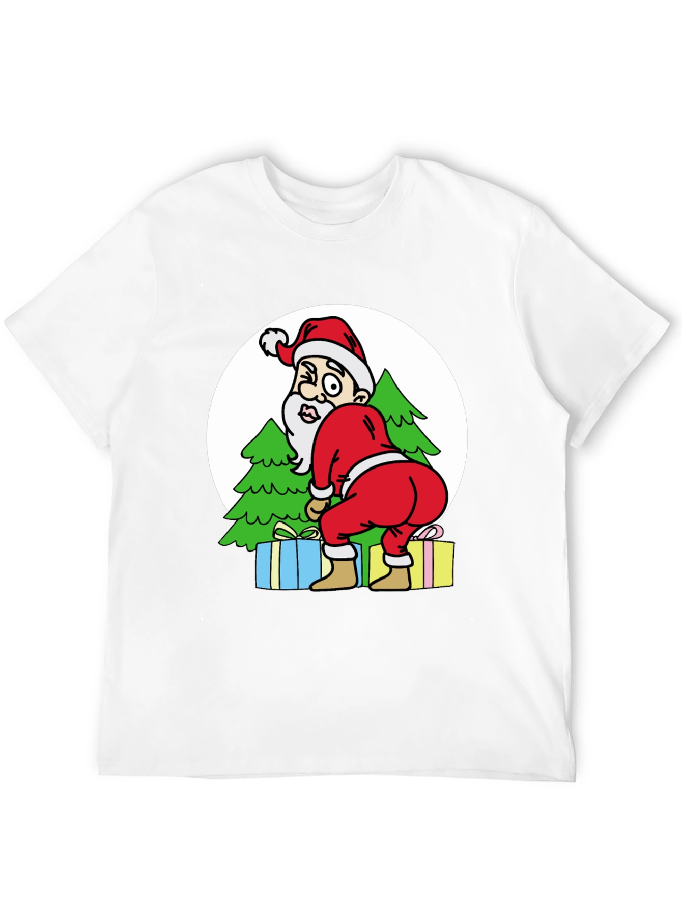 Funny Santa Twerking Graphic Tee