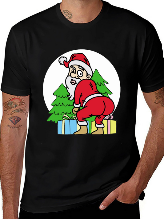 Funny Santa Twerking Graphic Tee