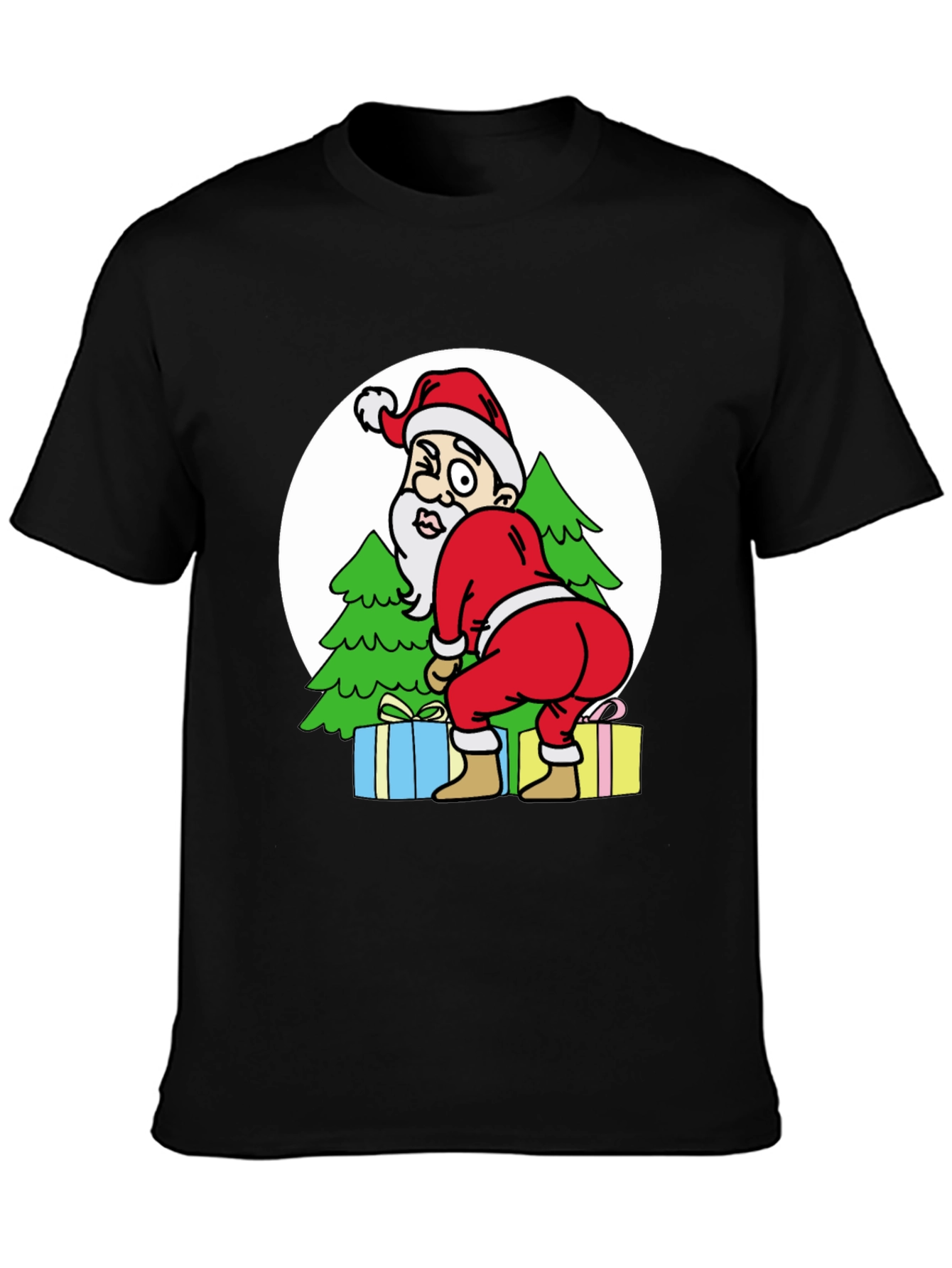 Funny Santa Twerking Graphic Tee