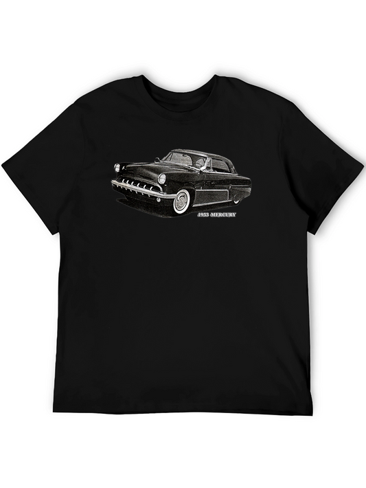 1953 Mercury Classic Car Black T-Shirt