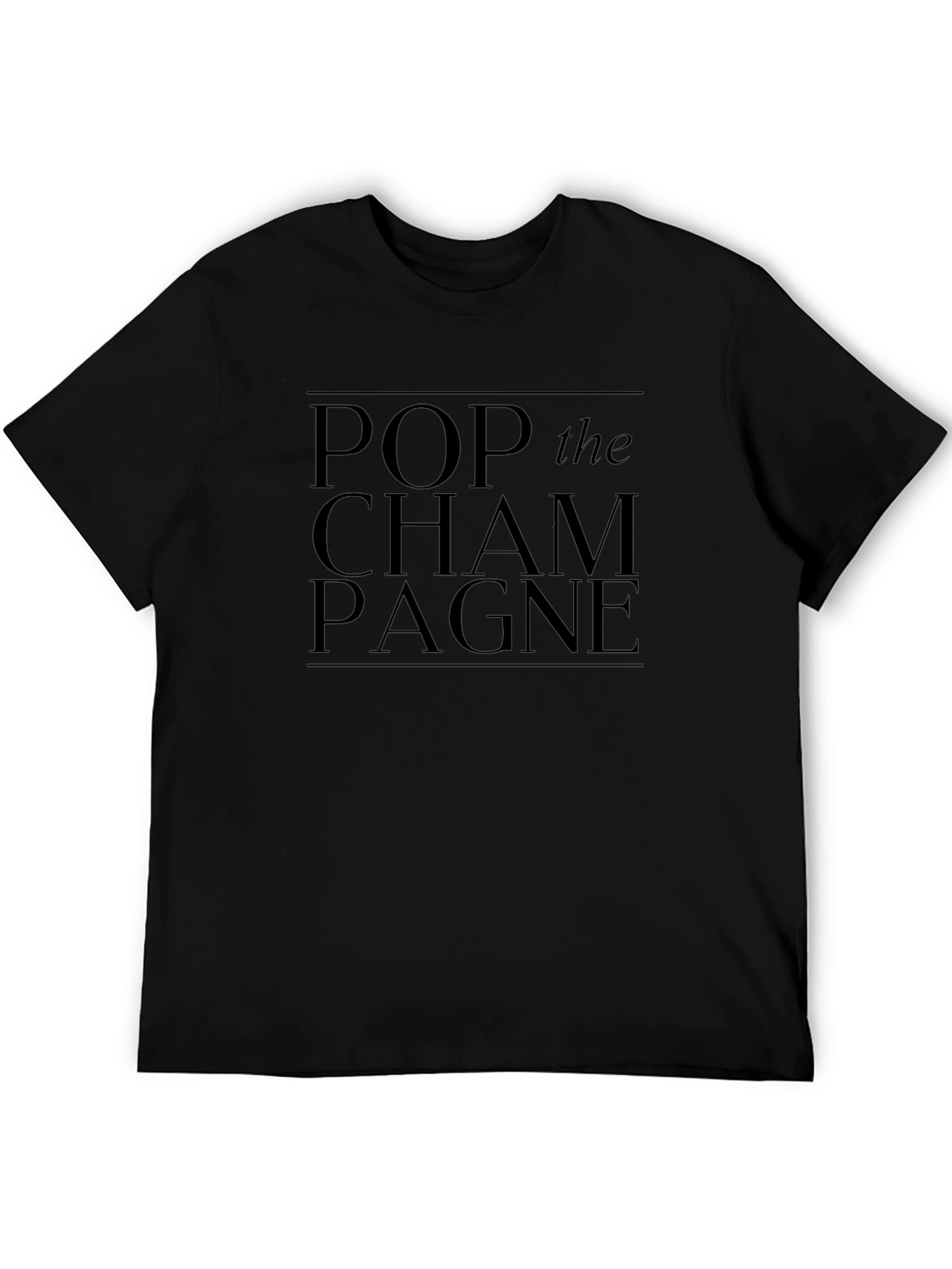 Pop The Champagne Graphic Tee