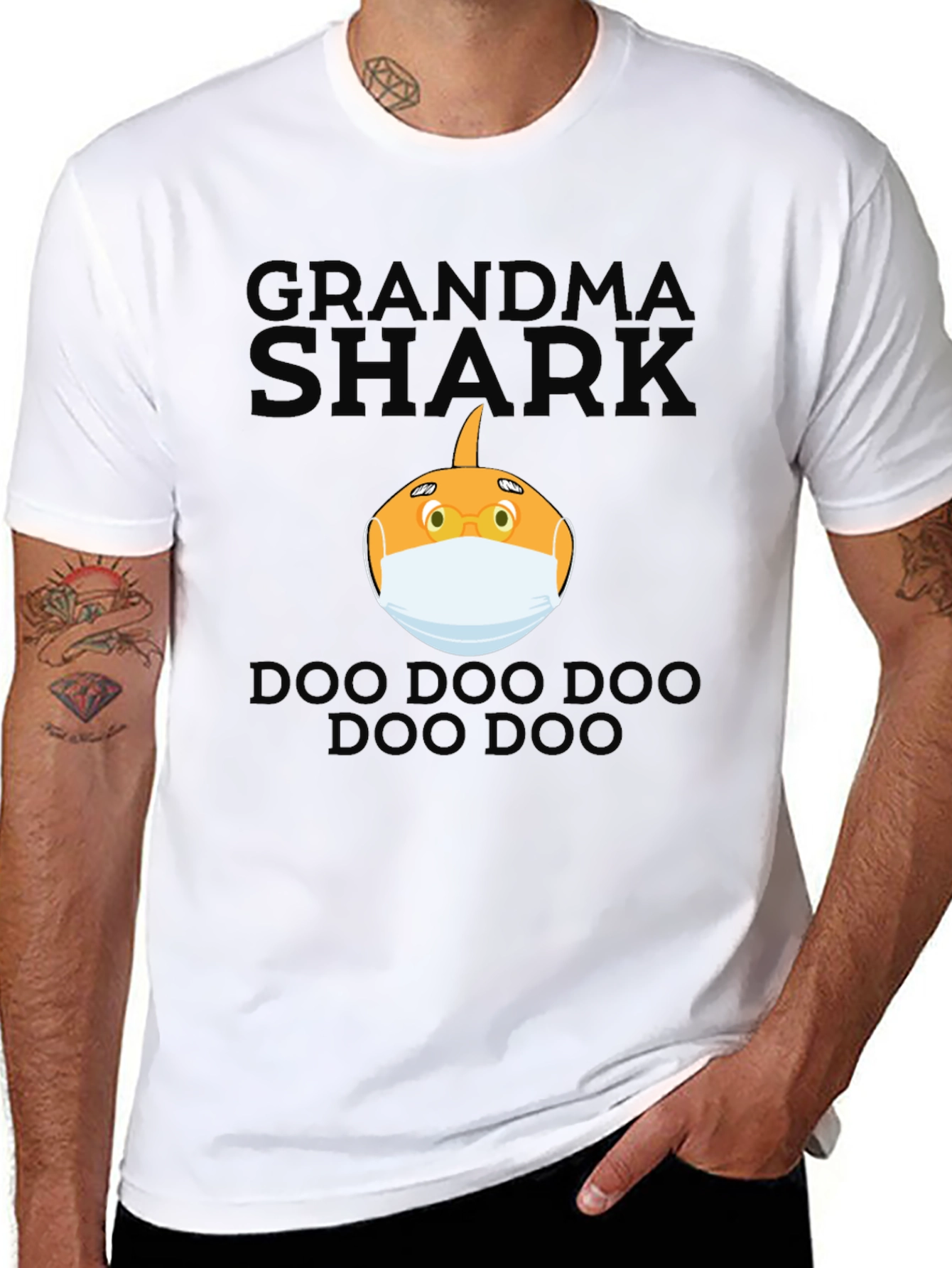 Grandma Shark Tee - Doo Doo Doo