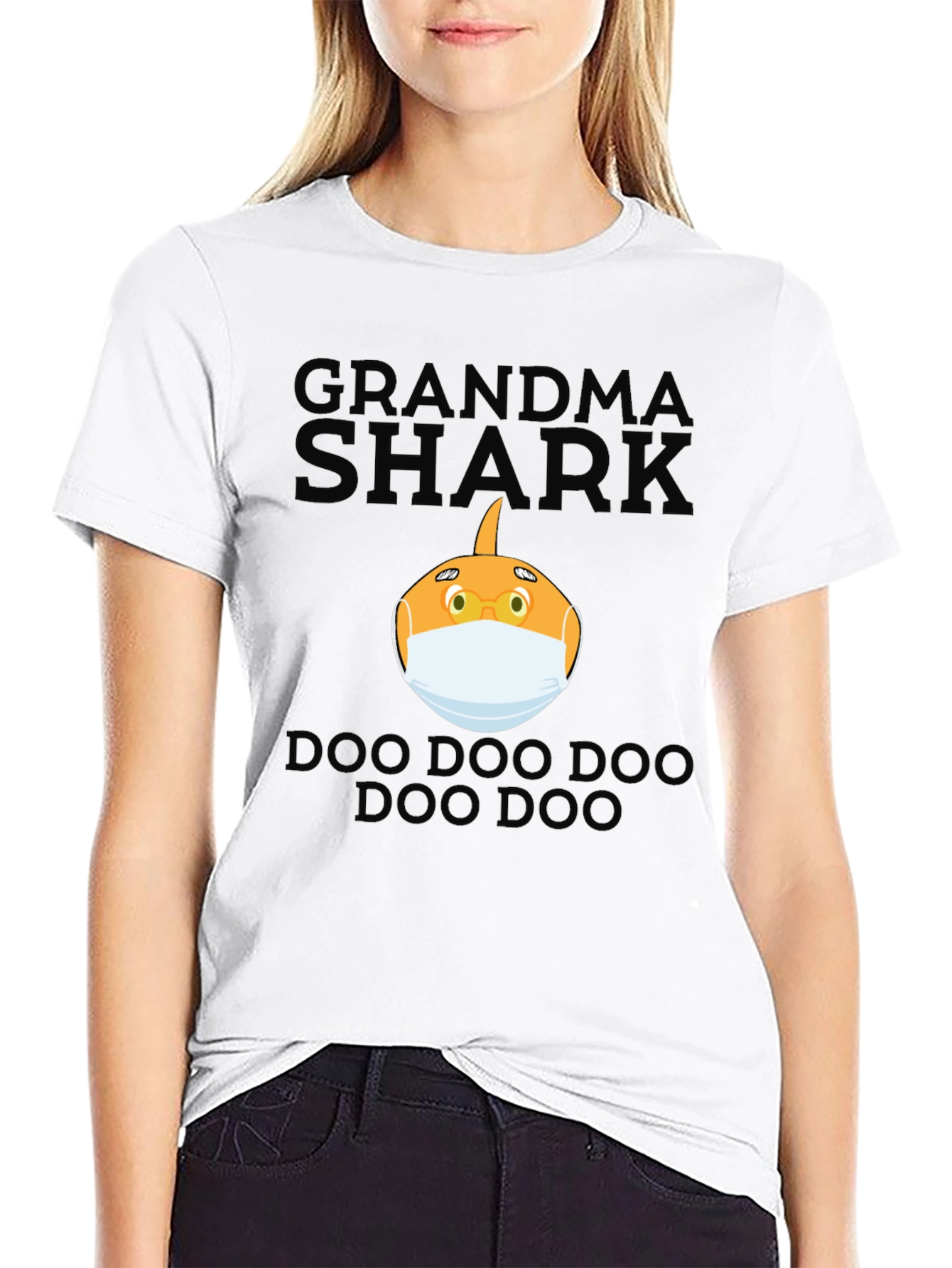 Grandma Shark Tee - Doo Doo Doo