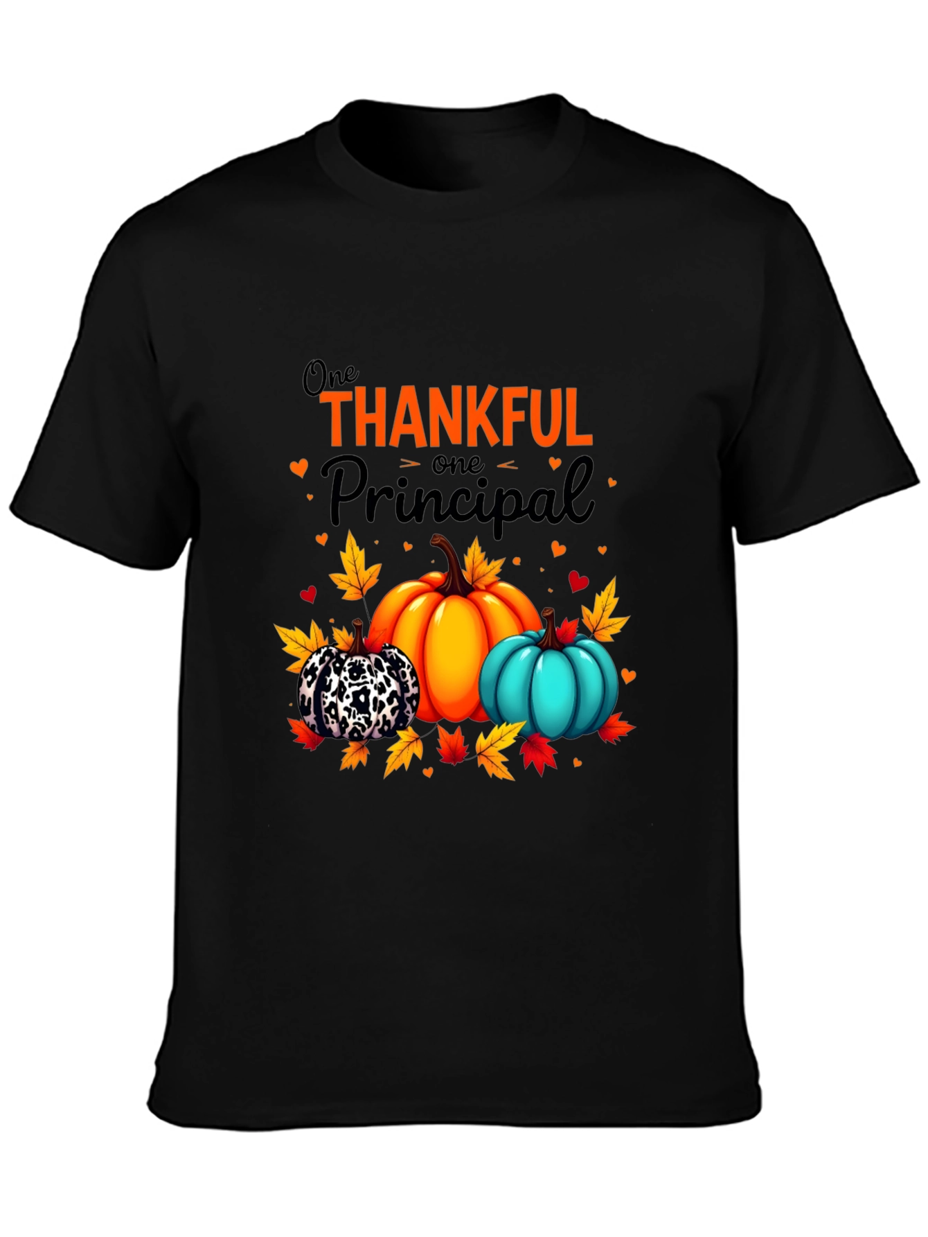 Thankful Principal T-Shirt: Fall Pumpkins