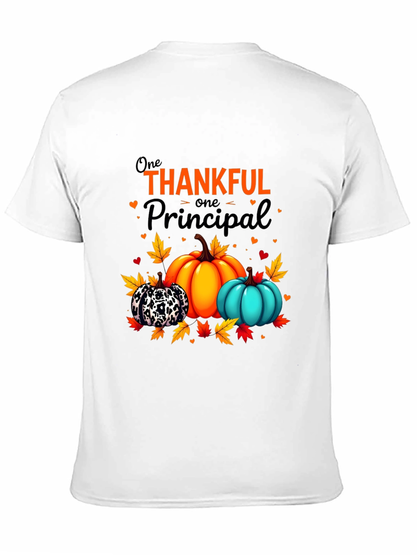 Thankful Principal T-Shirt: Fall Pumpkins