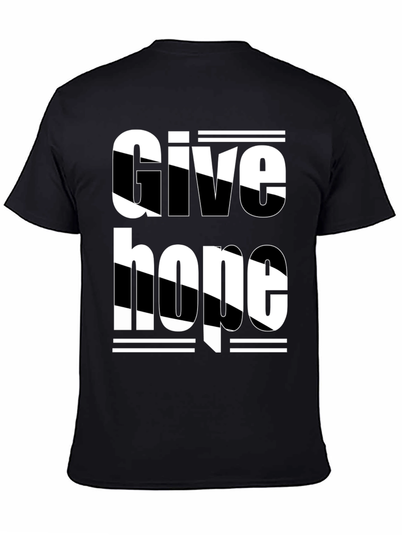 Give Hope Black Graphic Tee